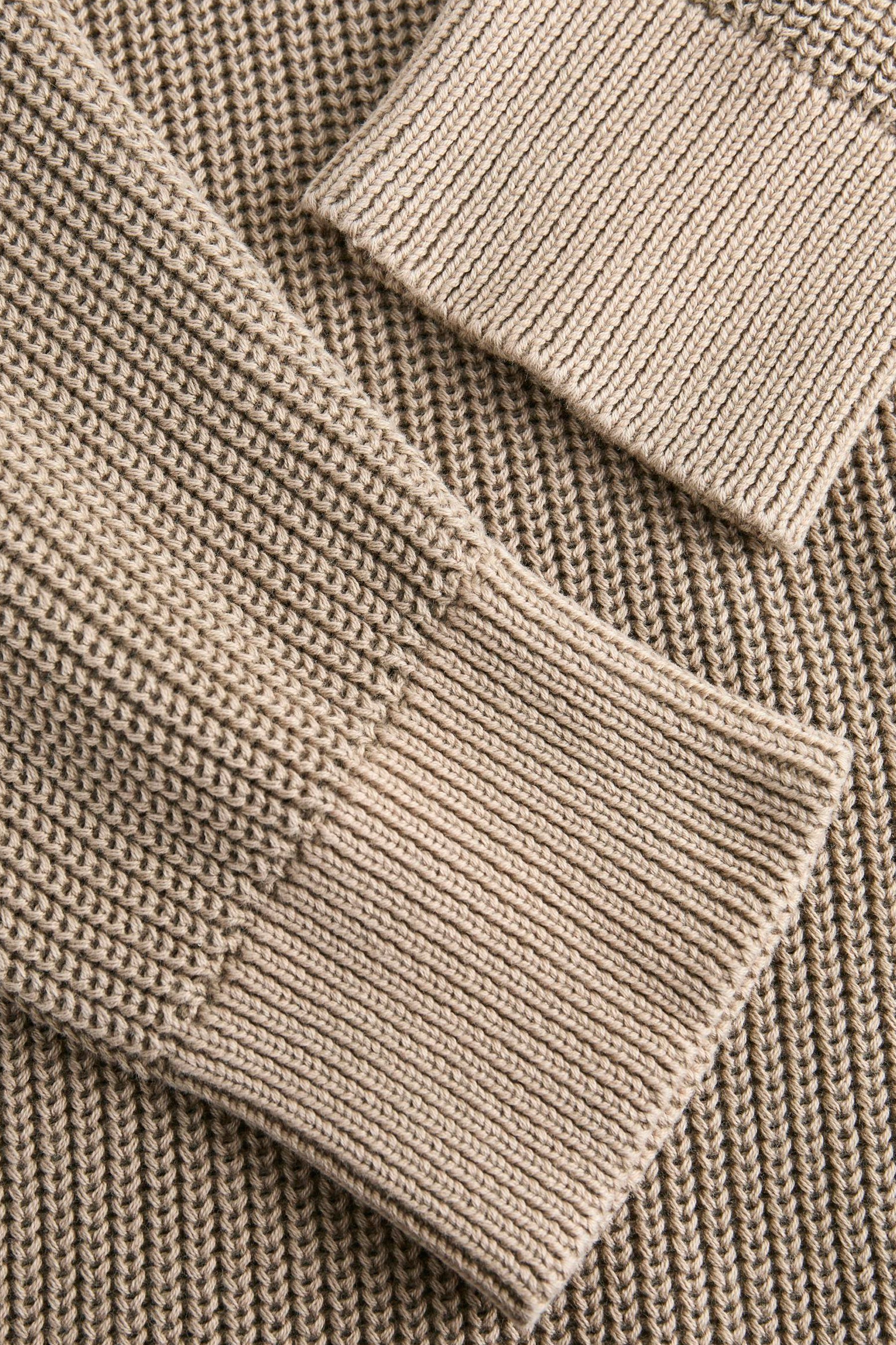 Pull met ronde hals - beige - Image 3