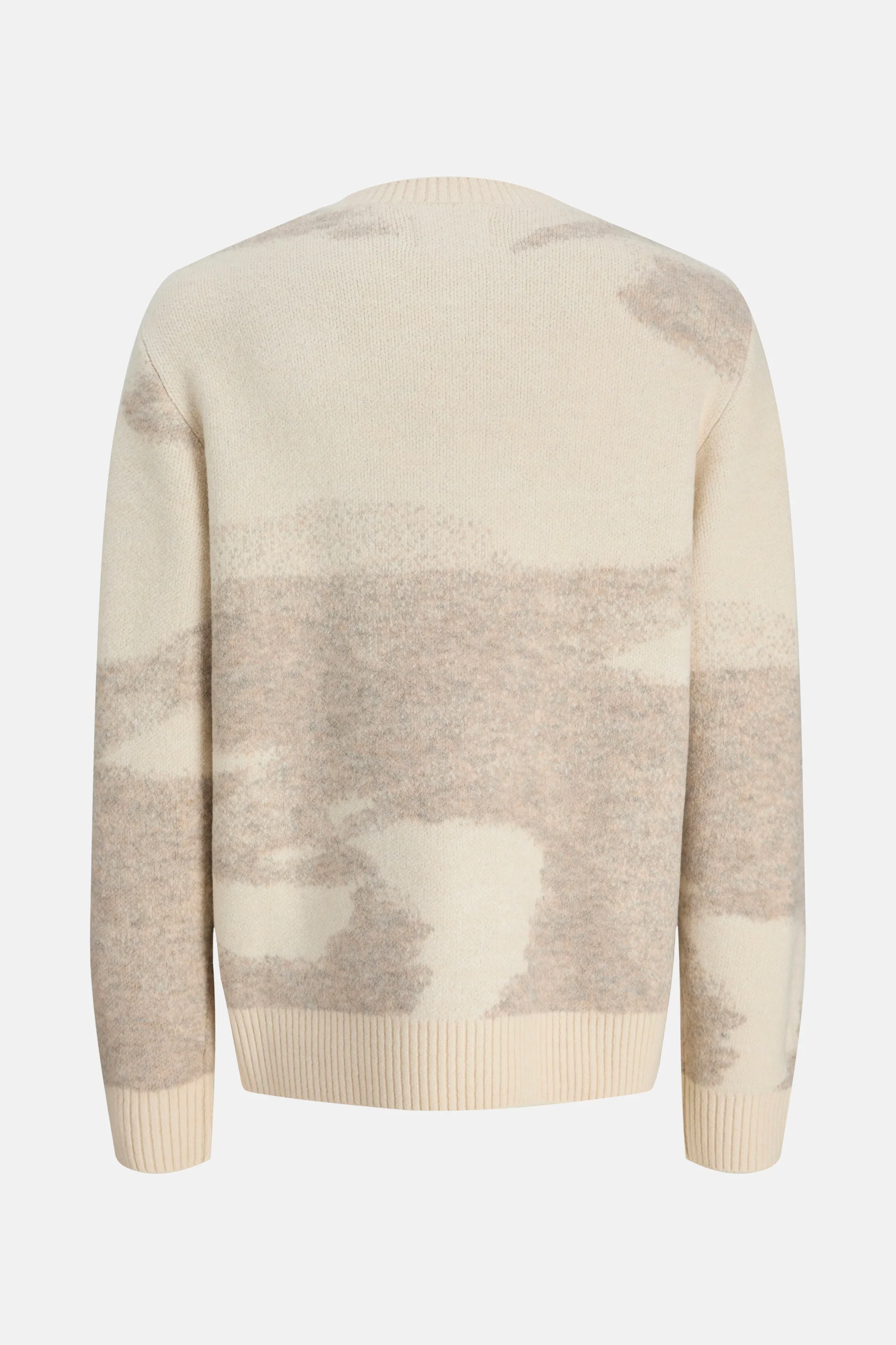 Pull met ronde hals - beige - Image 8