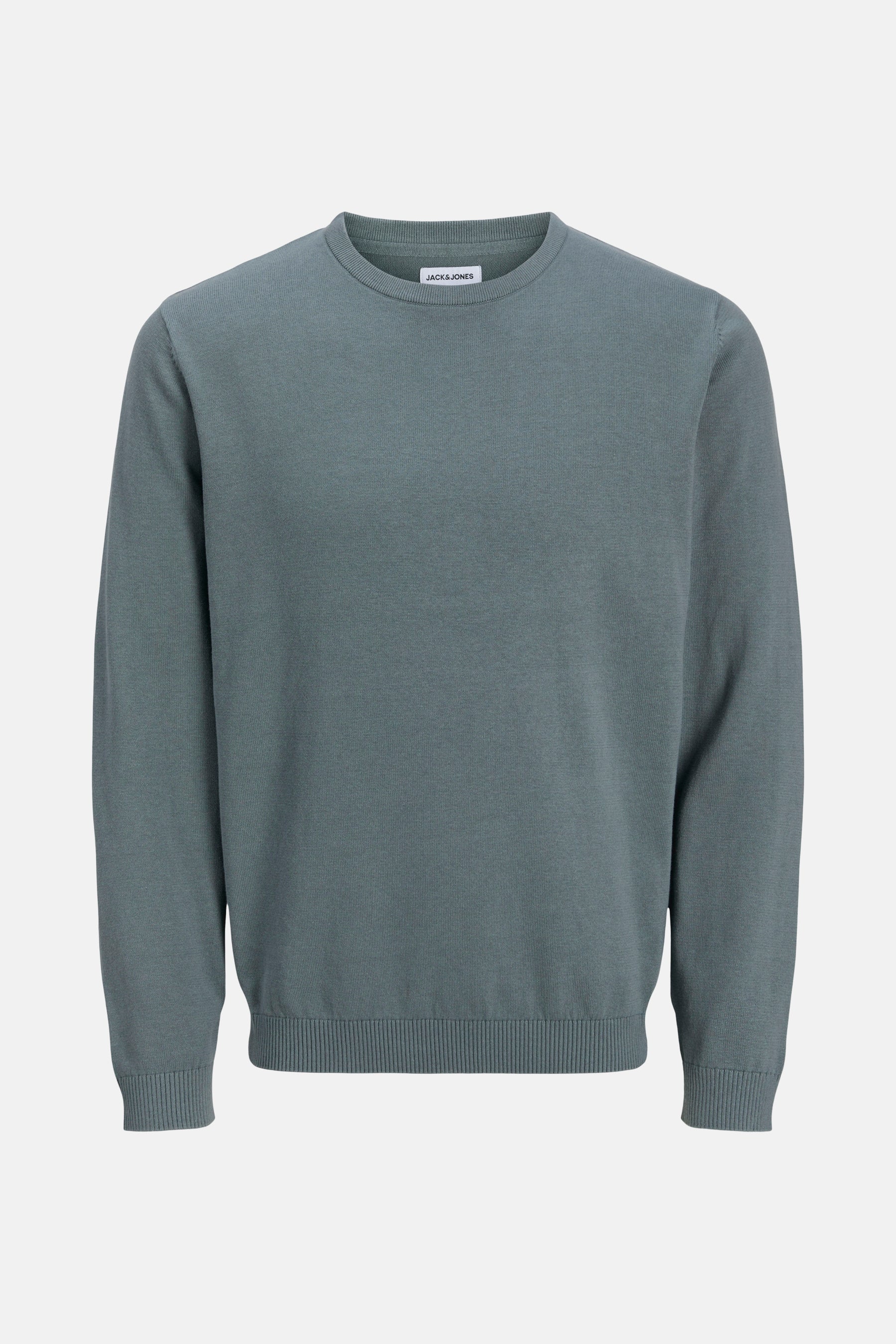 Pull met ronde hals - grijs - Image 7
