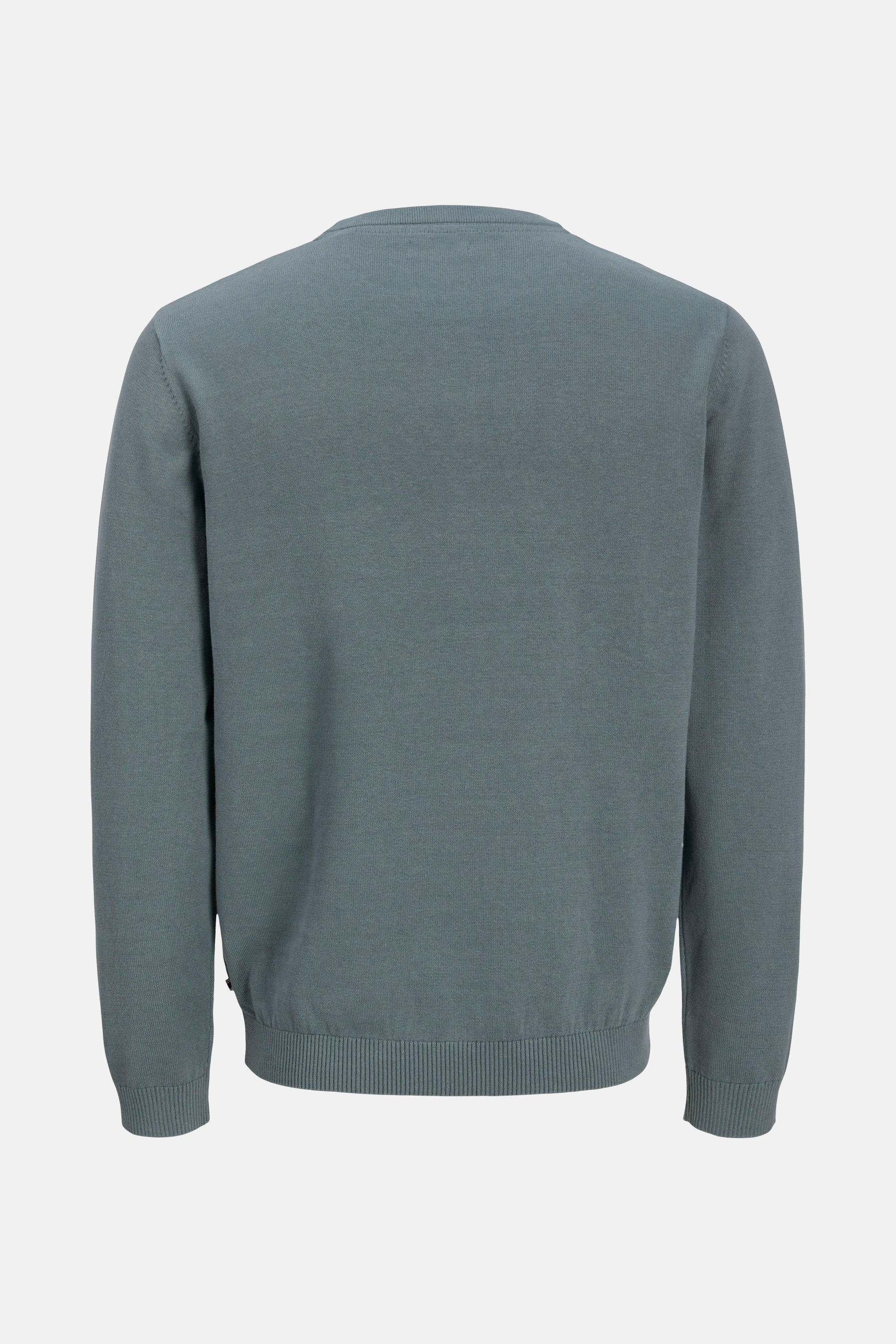 Pull met ronde hals - grijs - Image 8