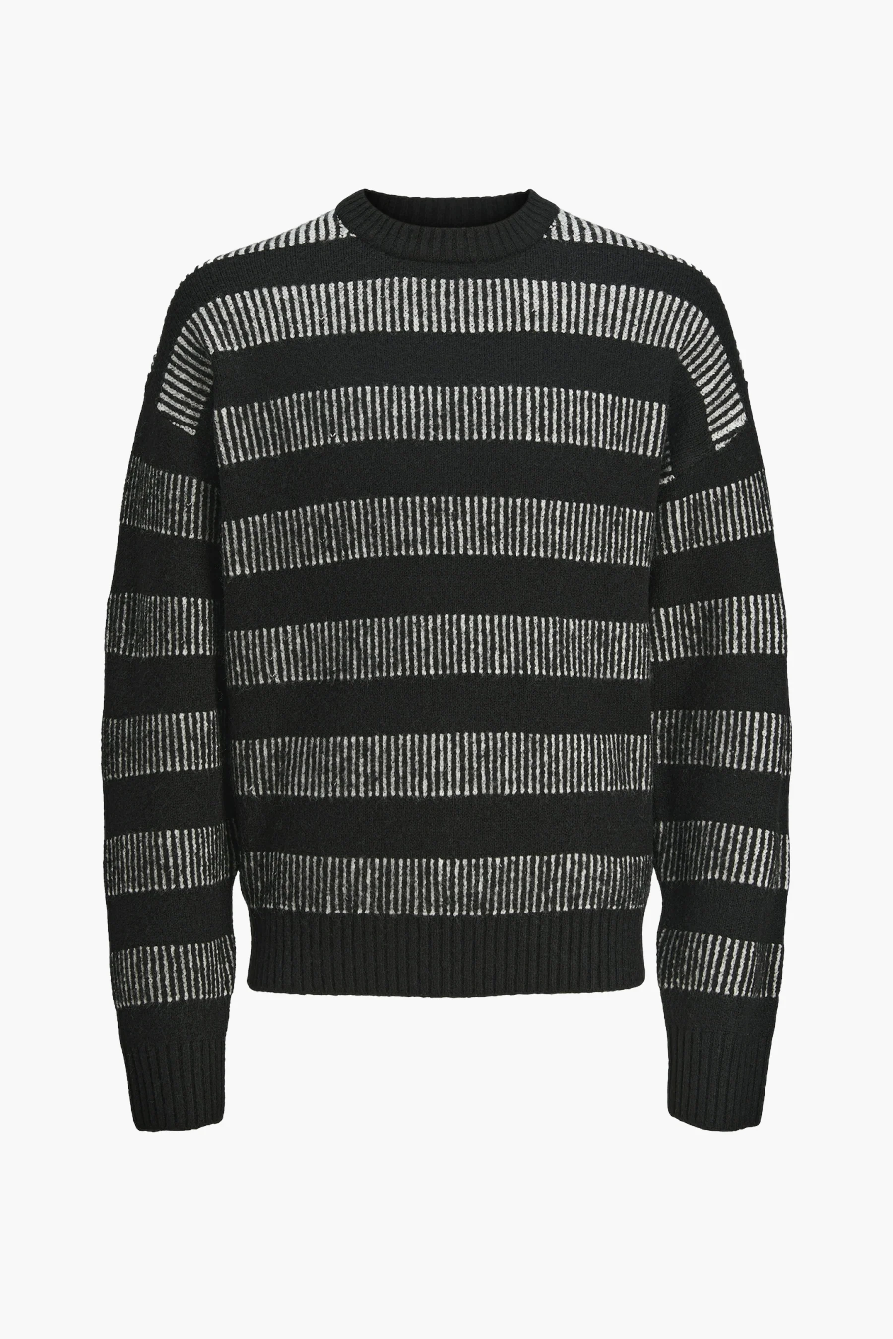 Pull met ronde hals - zwart