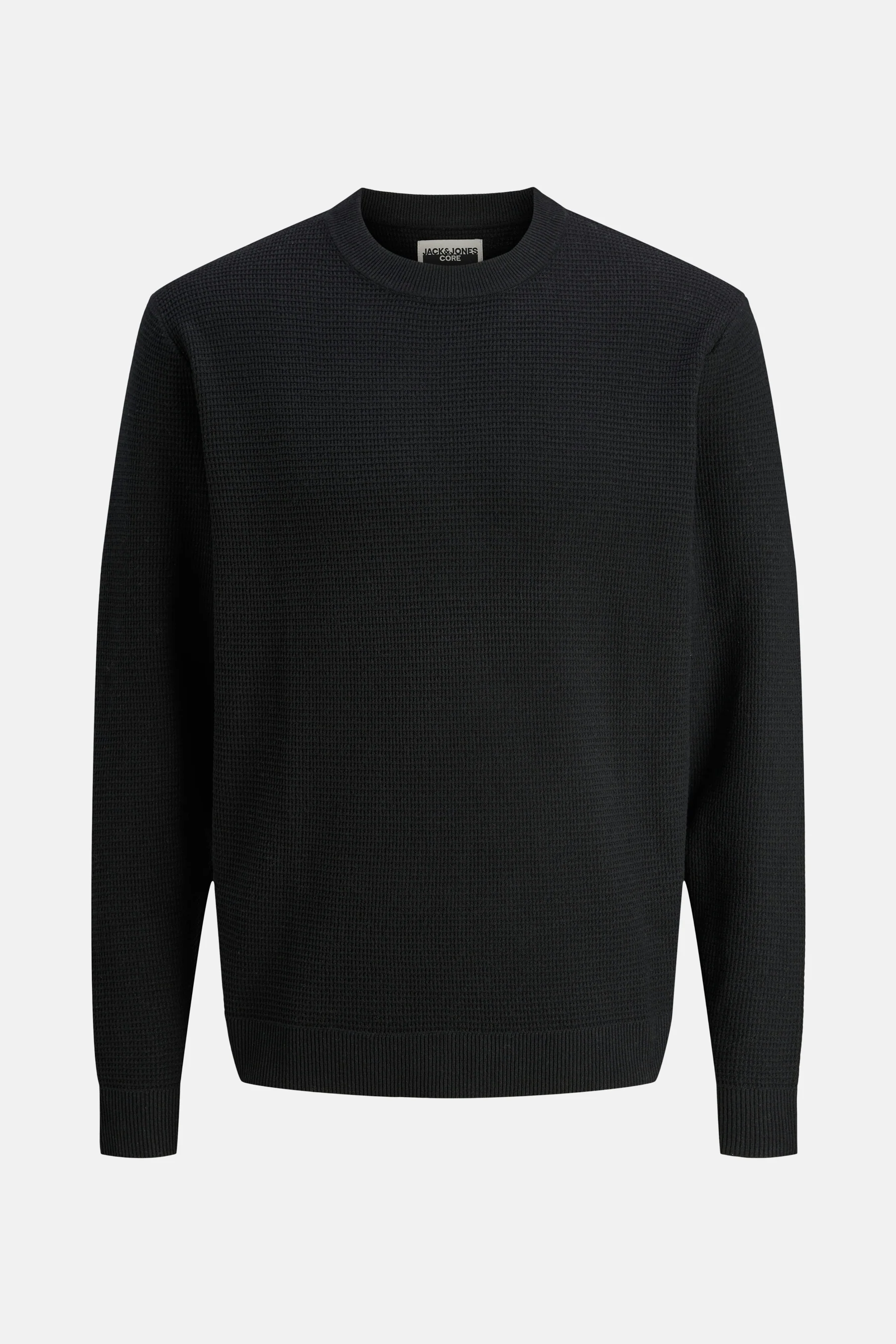 Pull met ronde hals - zwart - Image 7