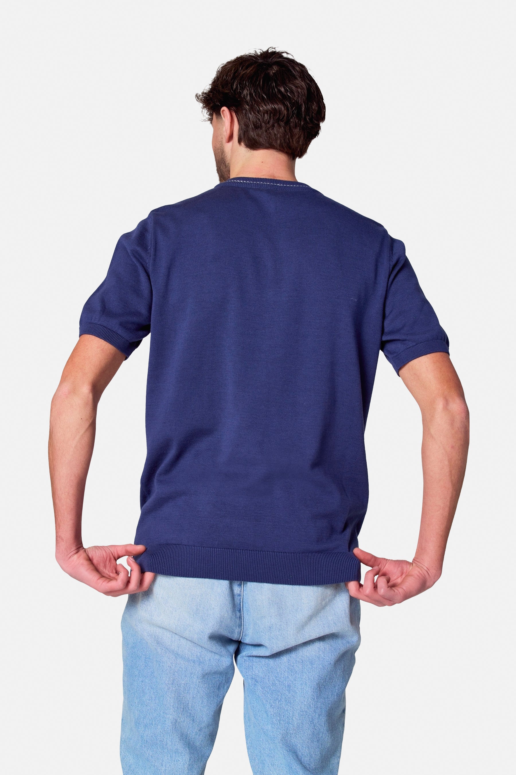 Polo met korte mouwen - blauw - Image 4