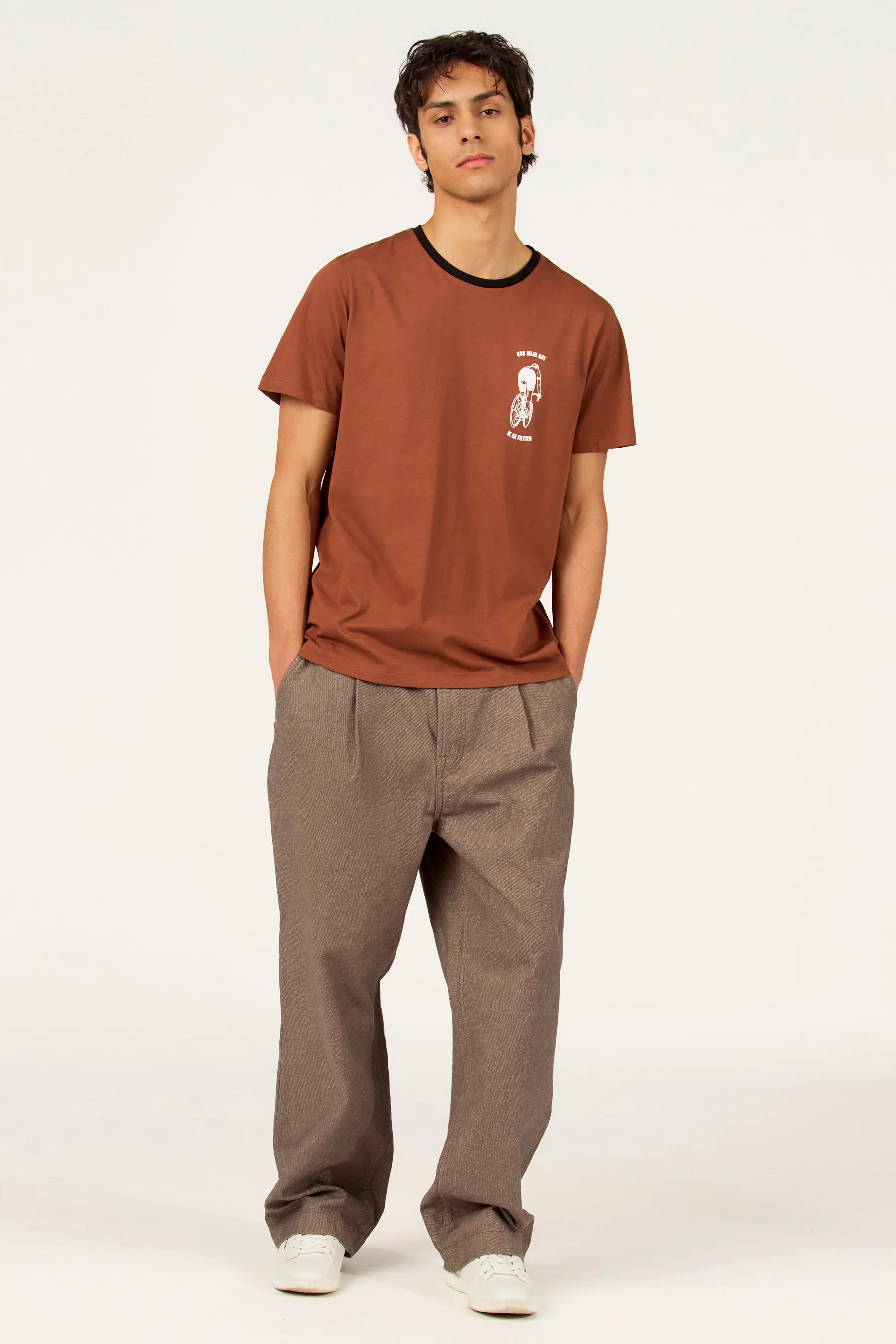 T-shirt met korte mouwen - beige - Image 2