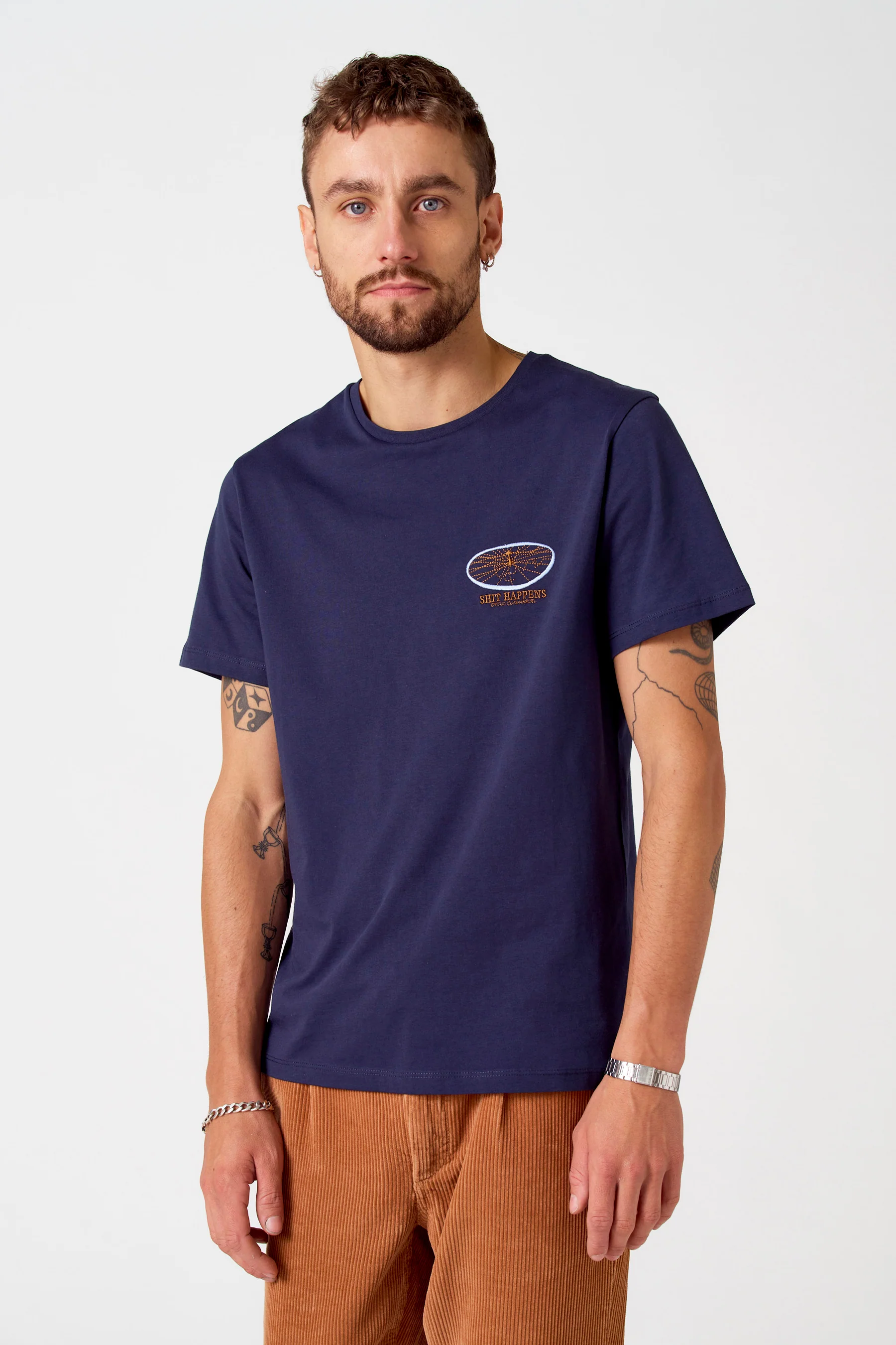 T-shirt met korte mouwen - blauw