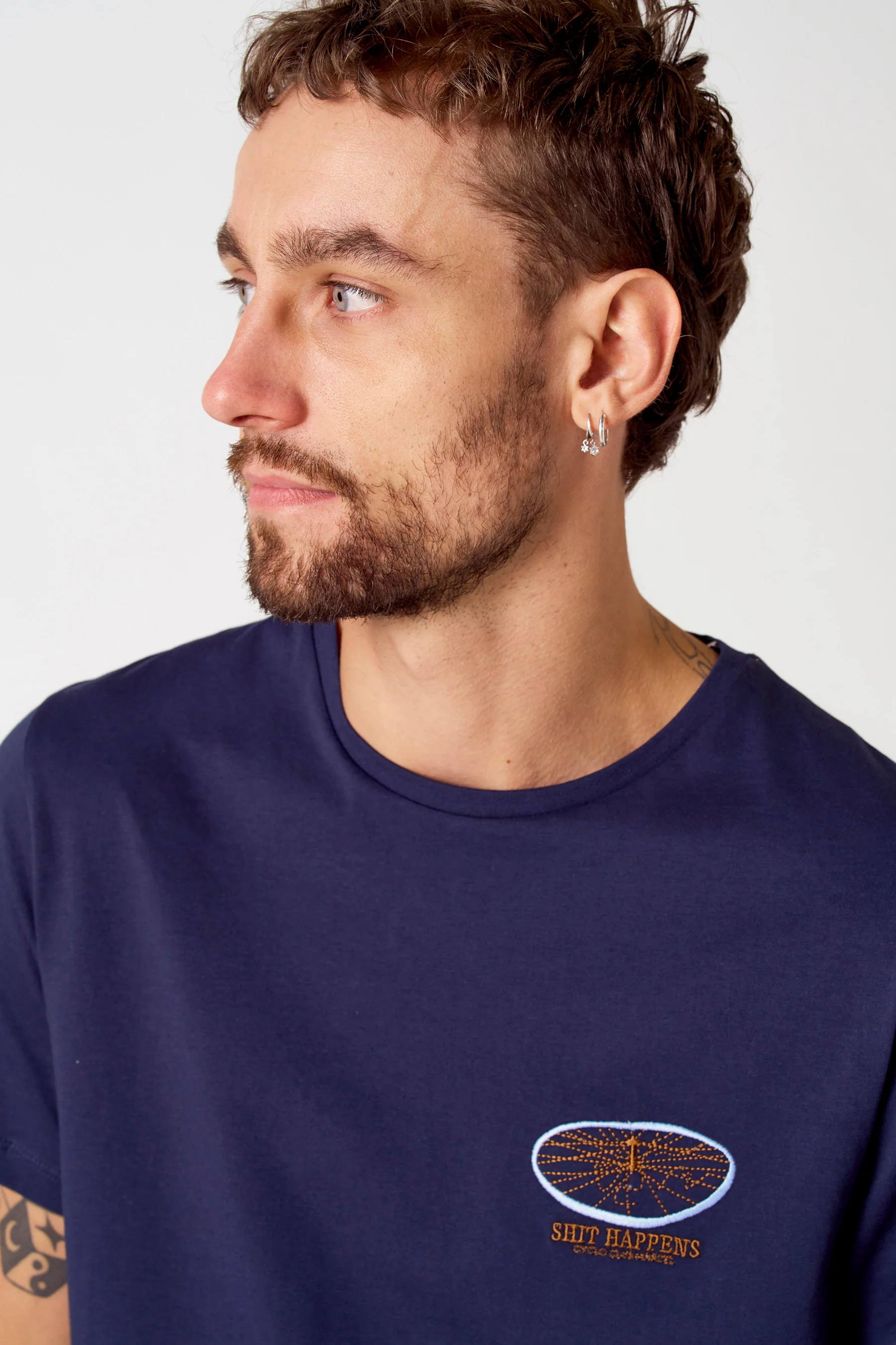 T-shirt met korte mouwen - blauw - Image 4