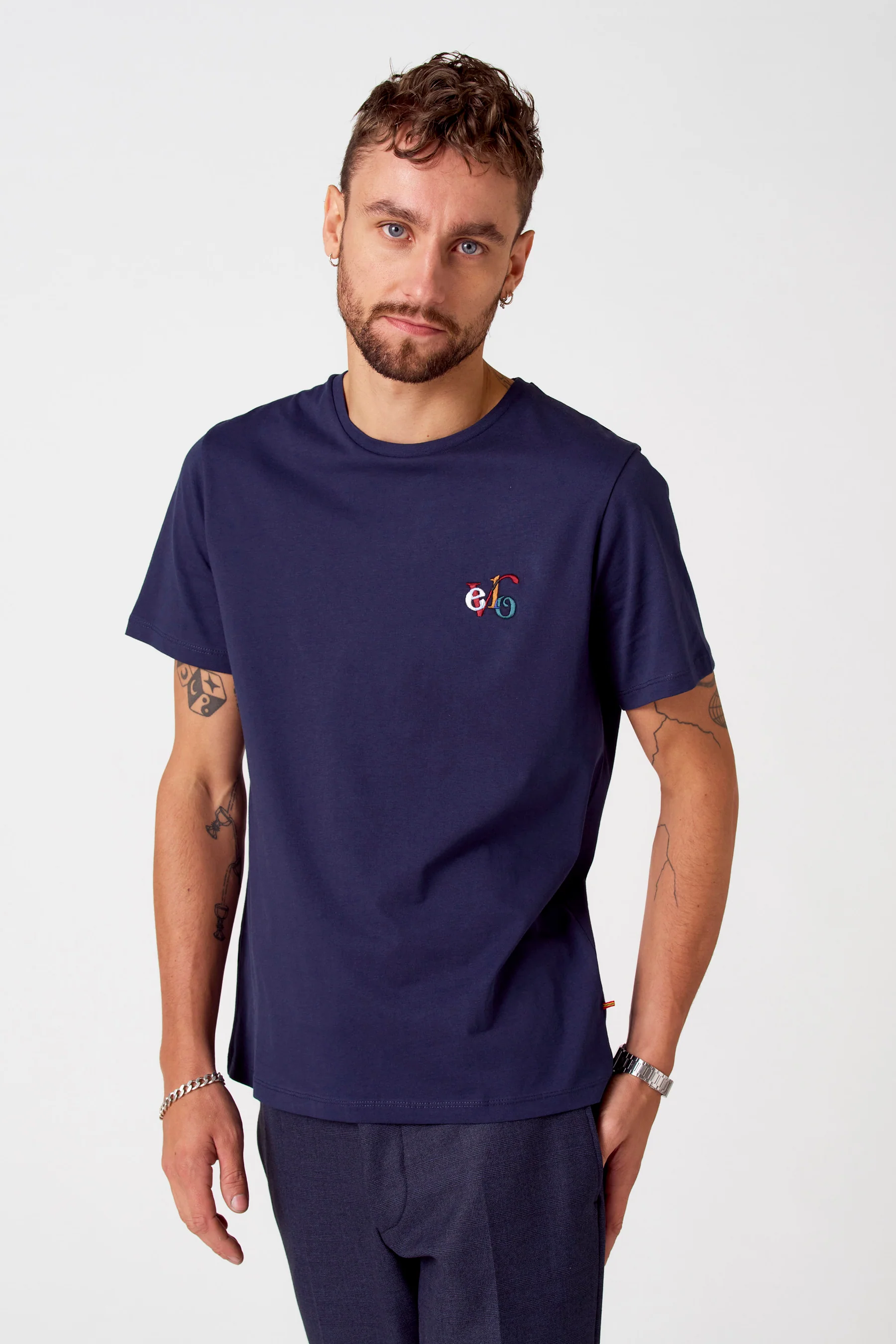 T-shirt met korte mouwen - blauw
