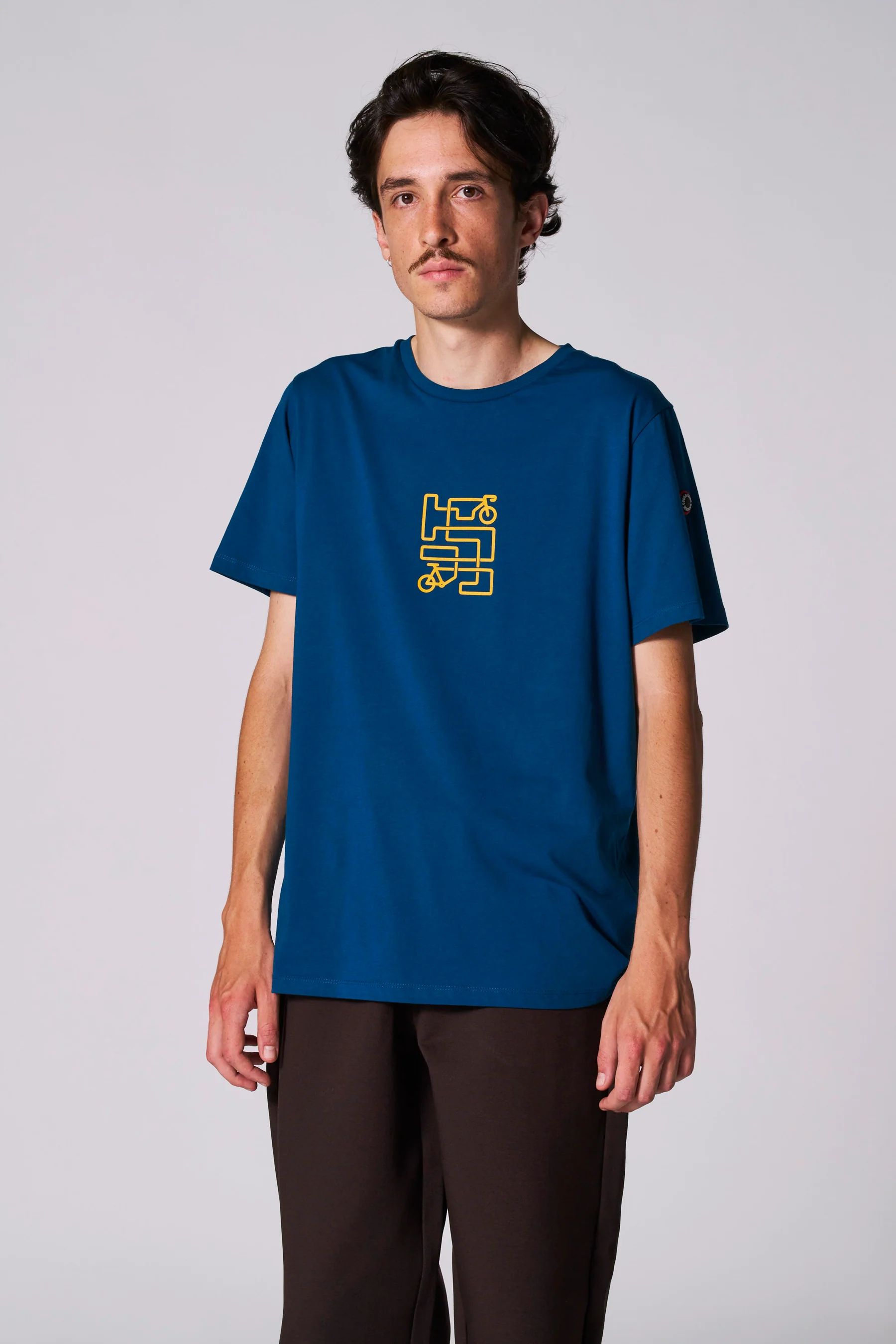 T-shirt met korte mouwen - blauw