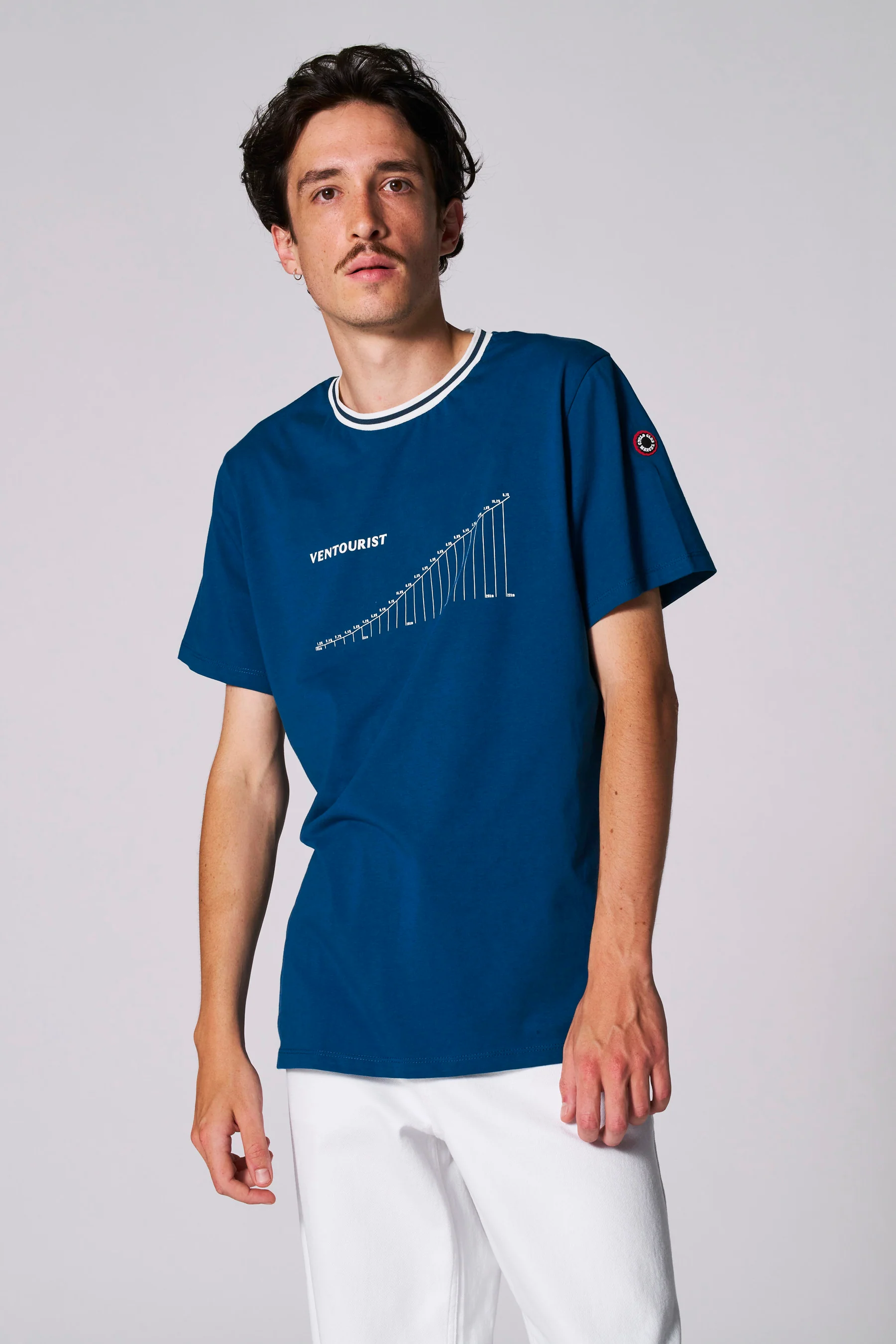 T-shirt met korte mouwen - blauw