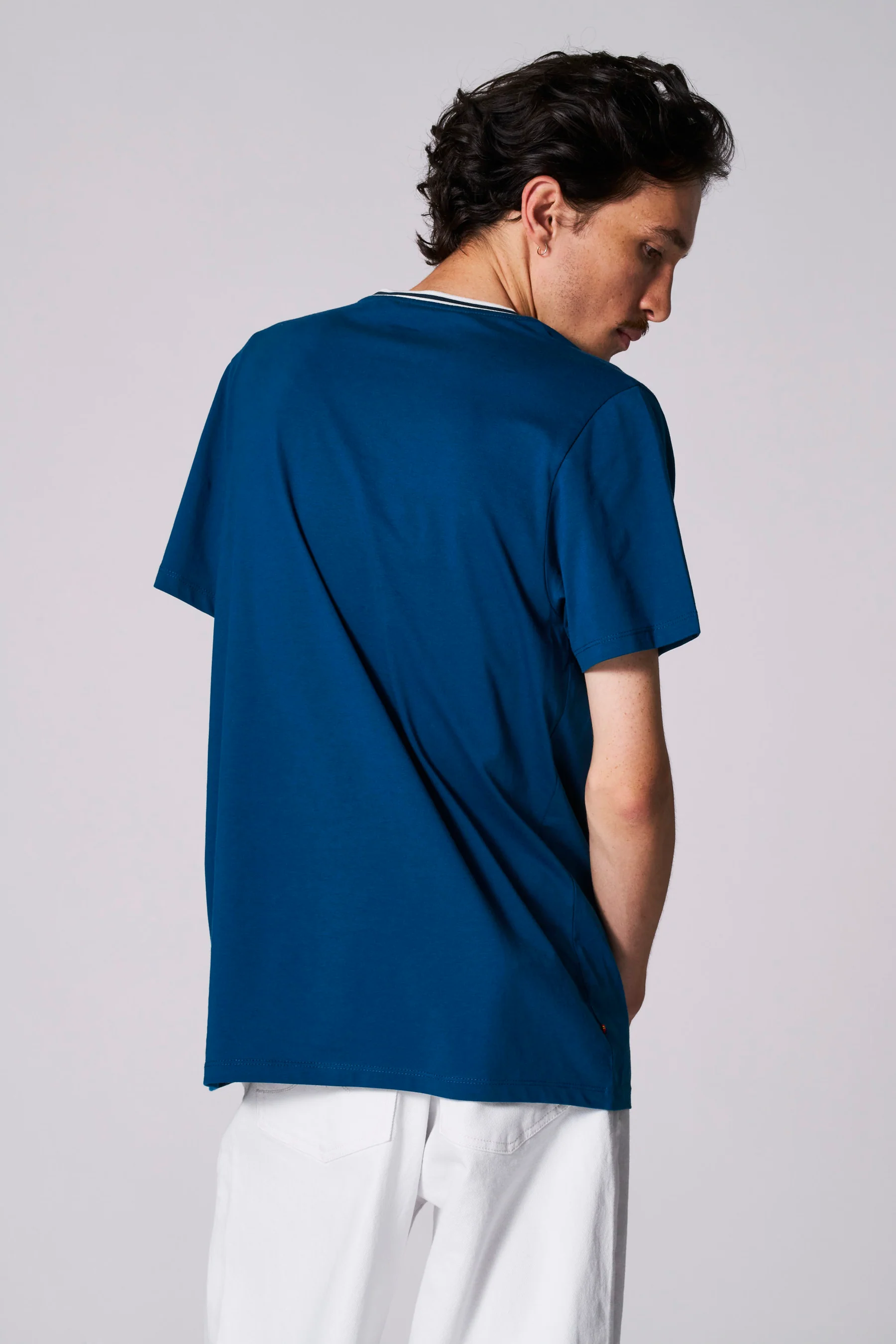 T-shirt met korte mouwen - blauw - Image 3