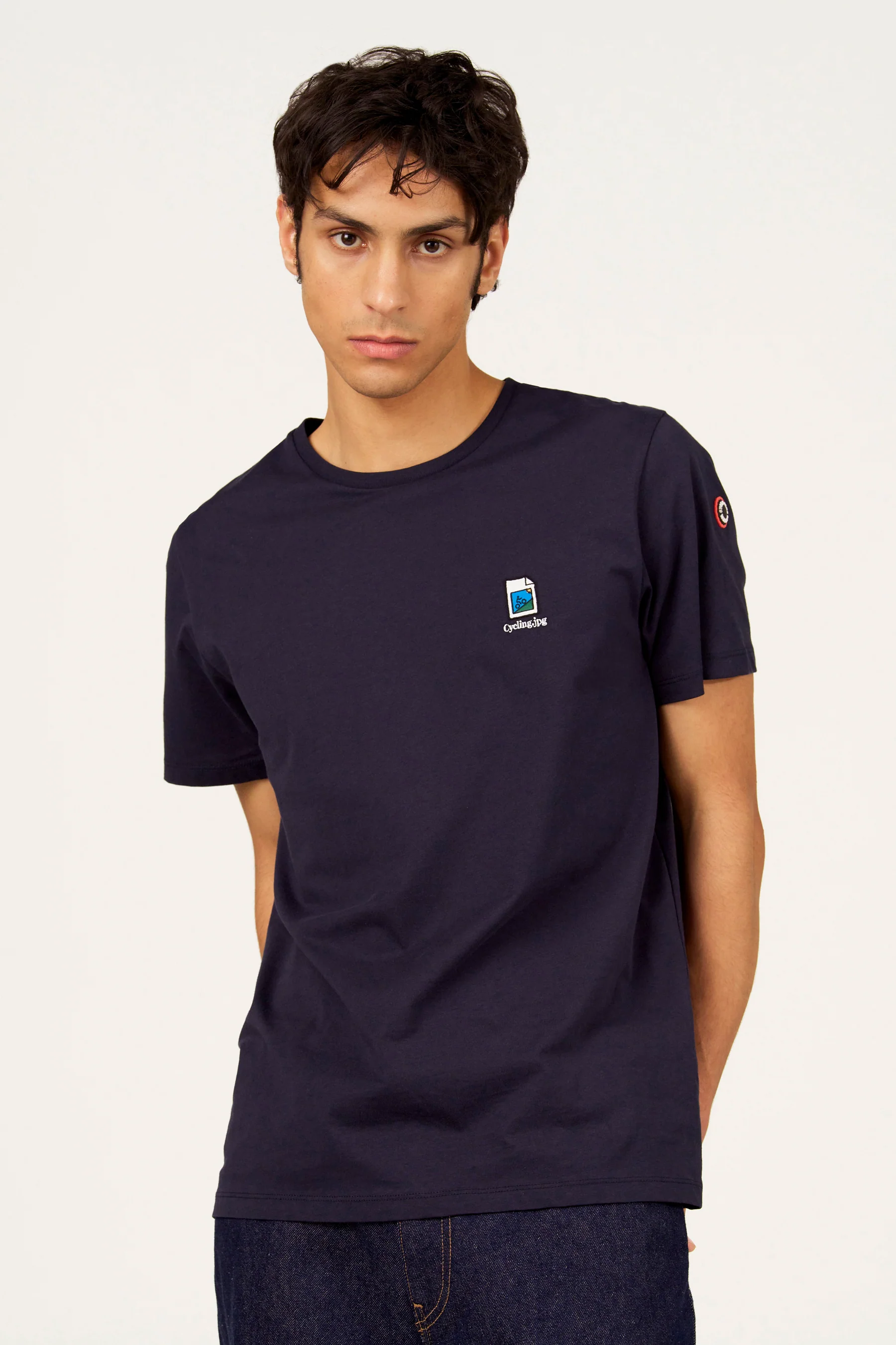 T-shirt met korte mouwen - blauw