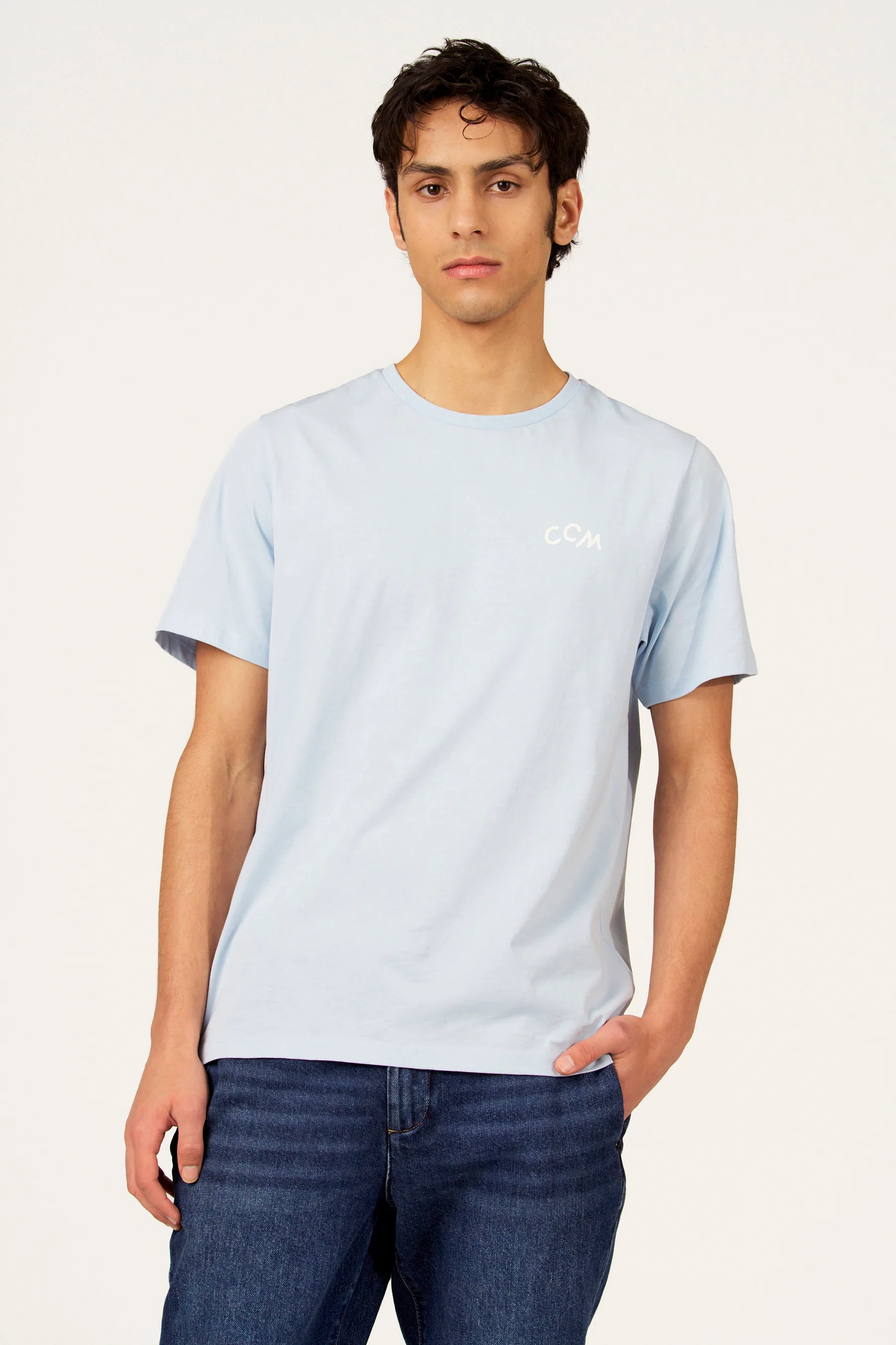 T-shirt met korte mouwen - blauw