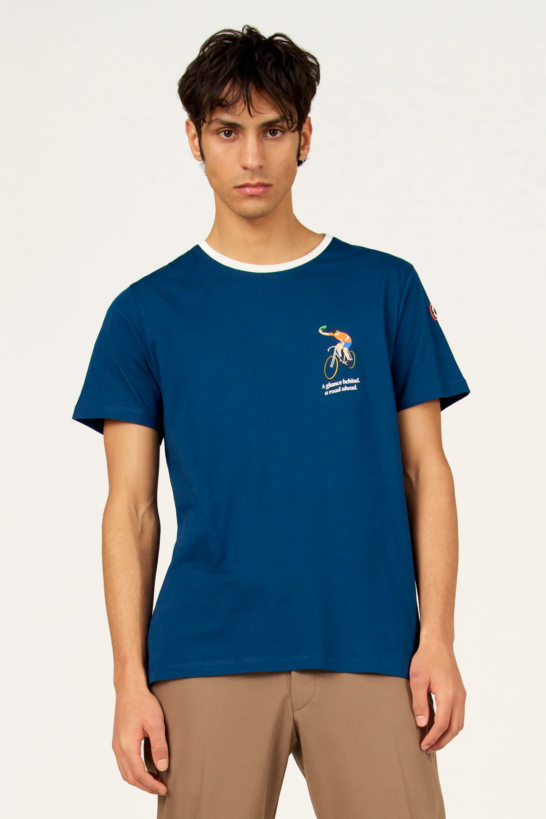 T-shirt met korte mouwen - blauw