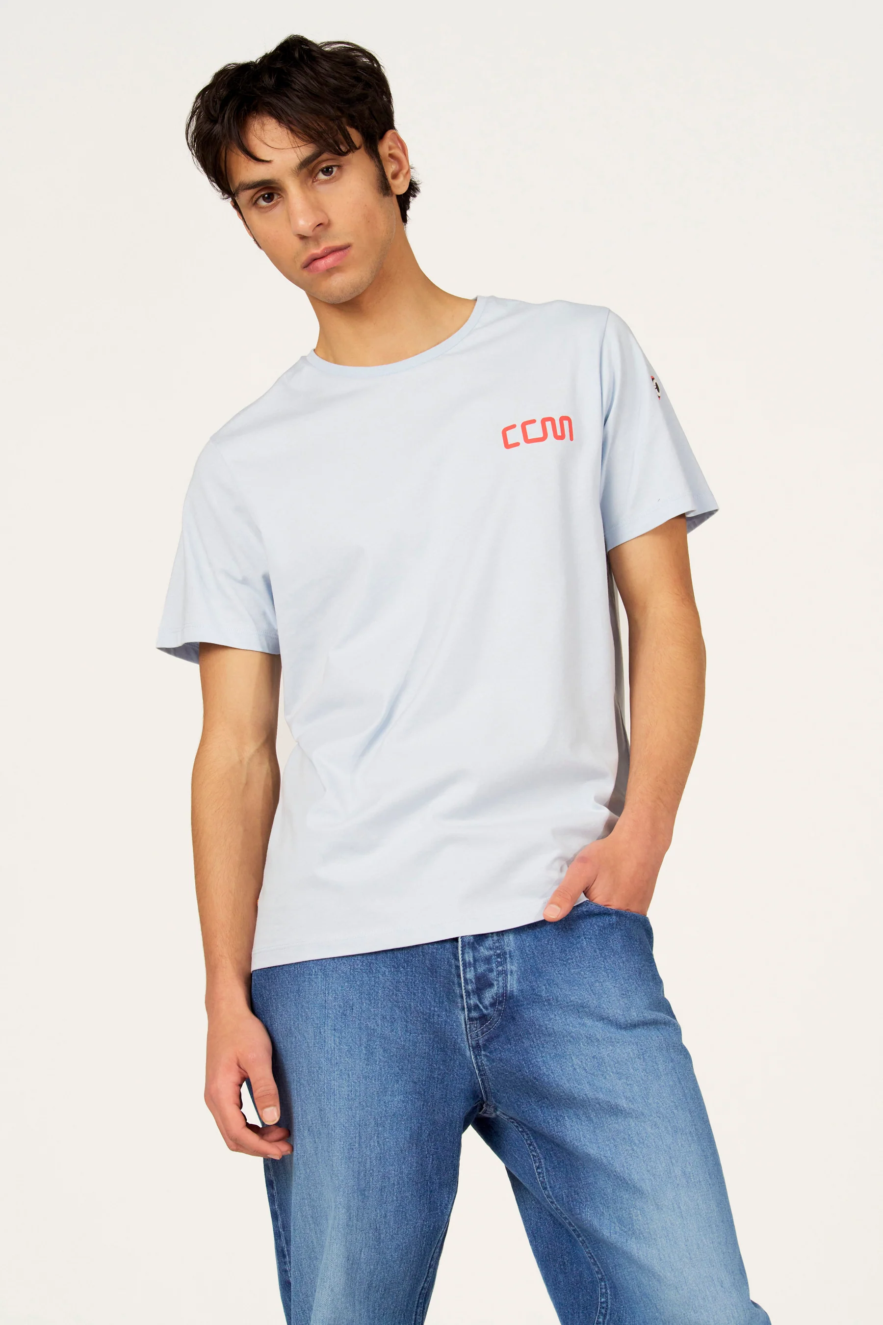 T-shirt met korte mouwen - blauw