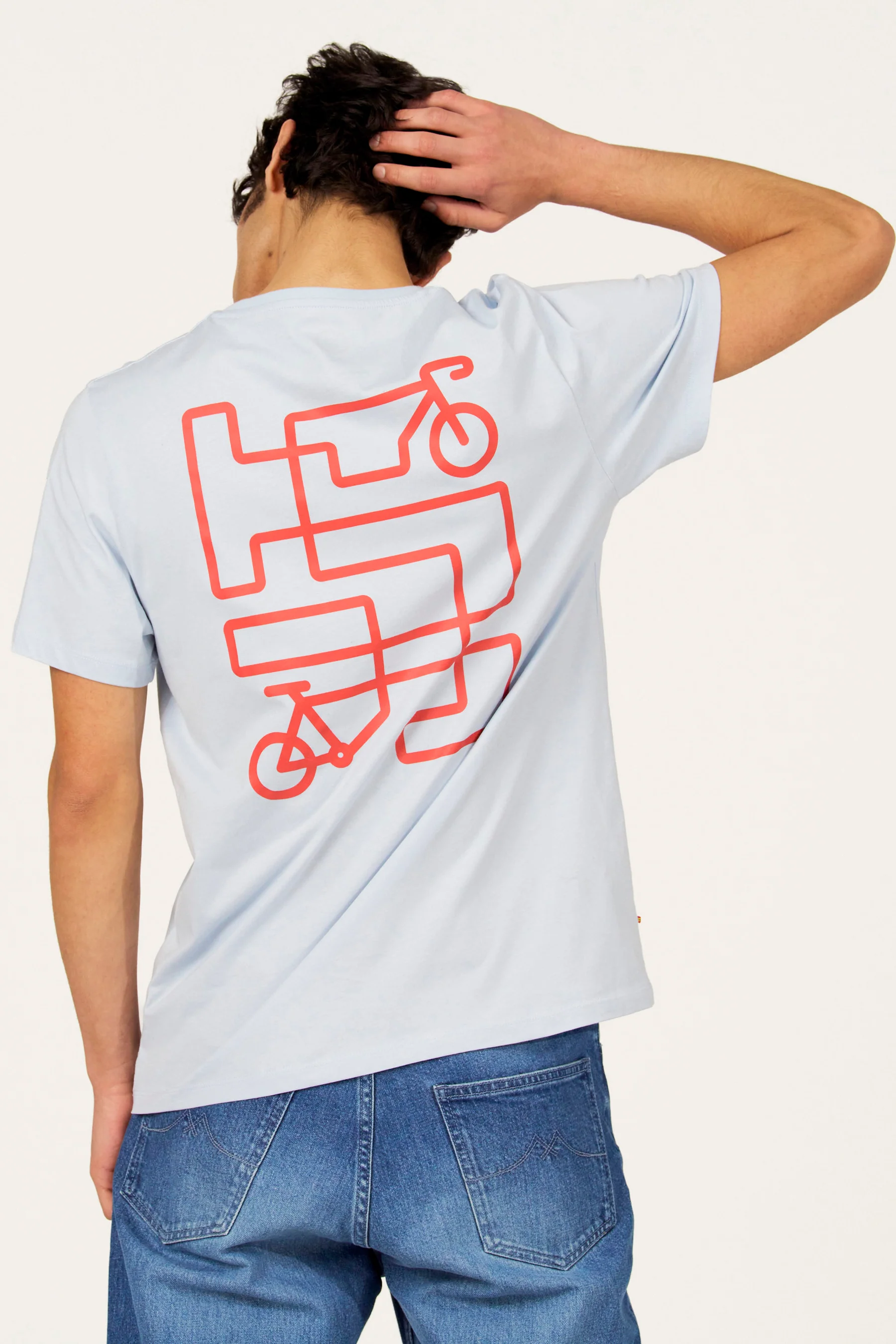 T-shirt met korte mouwen - blauw - Image 3