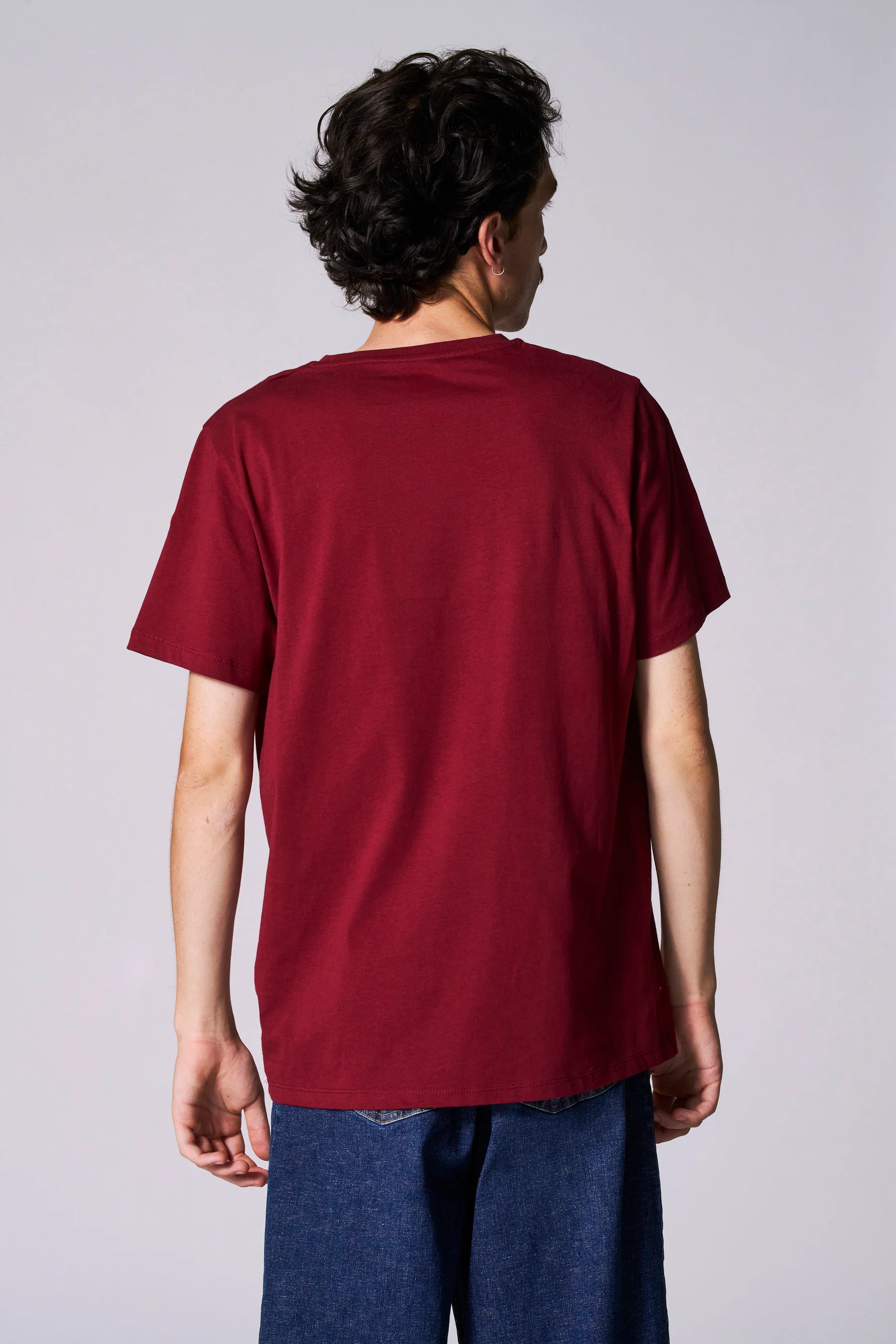 T-shirt met korte mouwen - bordeaux - Image 3