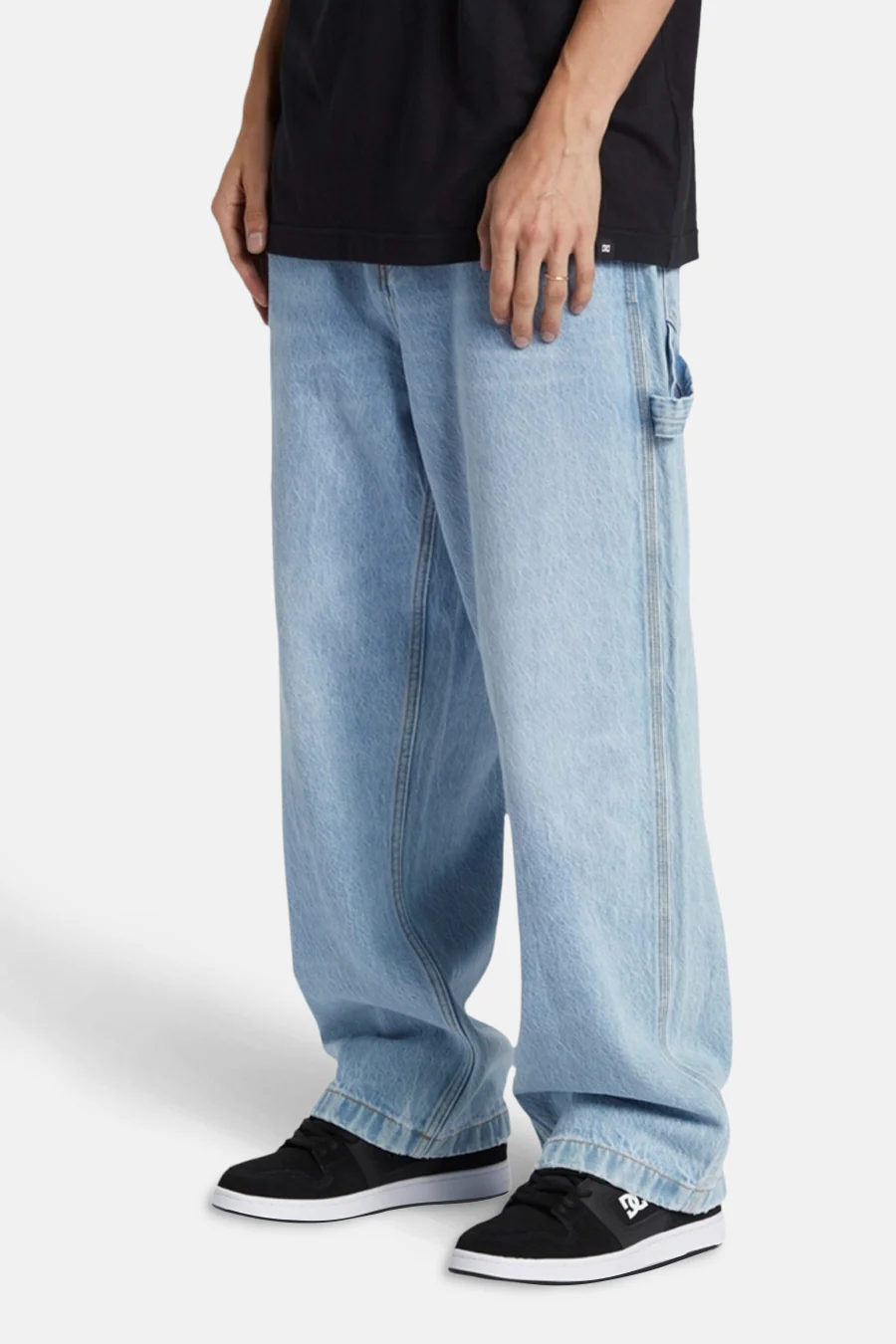 Jeans wide light blue denim - DC SHOES - Image 4