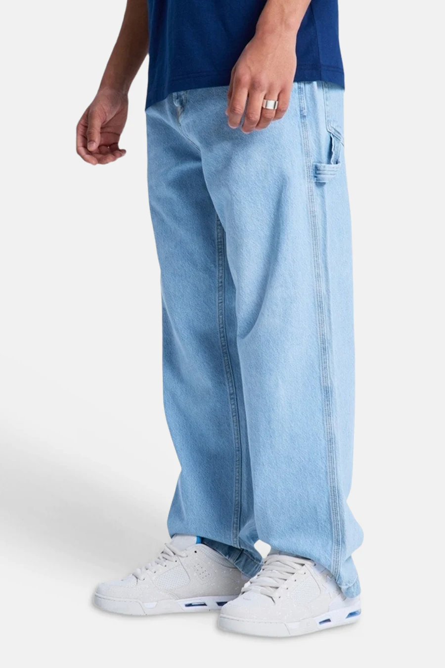 Jeans wide light blue denim - DC SHOES - Image 4