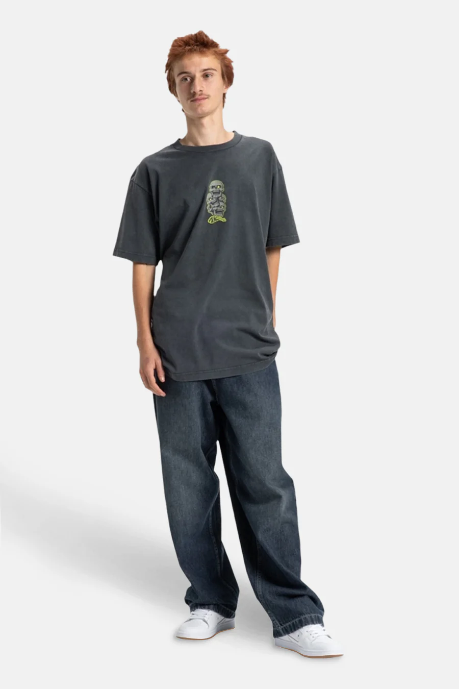 T-shirt met korte mouwen - Grijs - Image 3