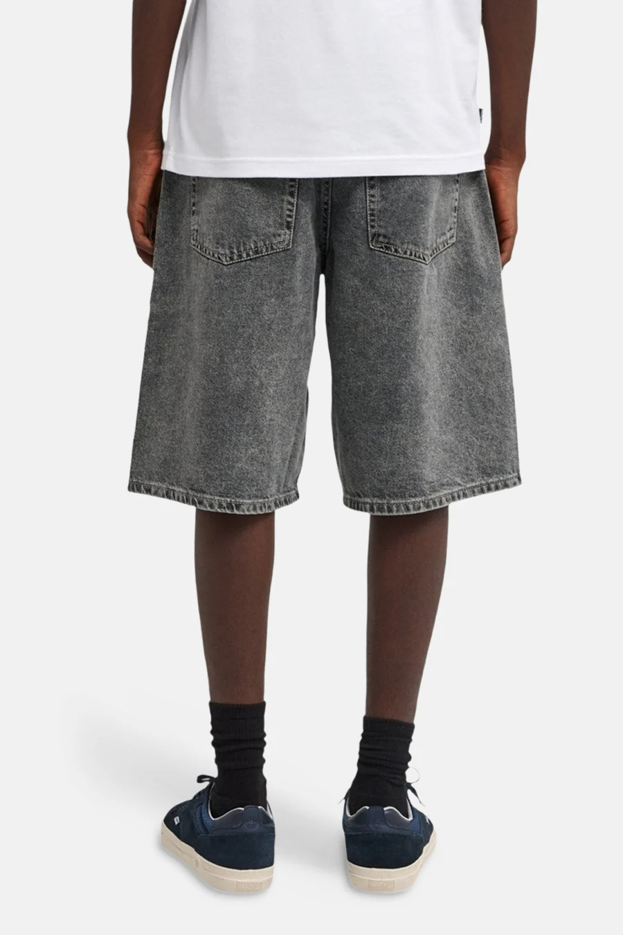 Short - mid grey denim - Image 3