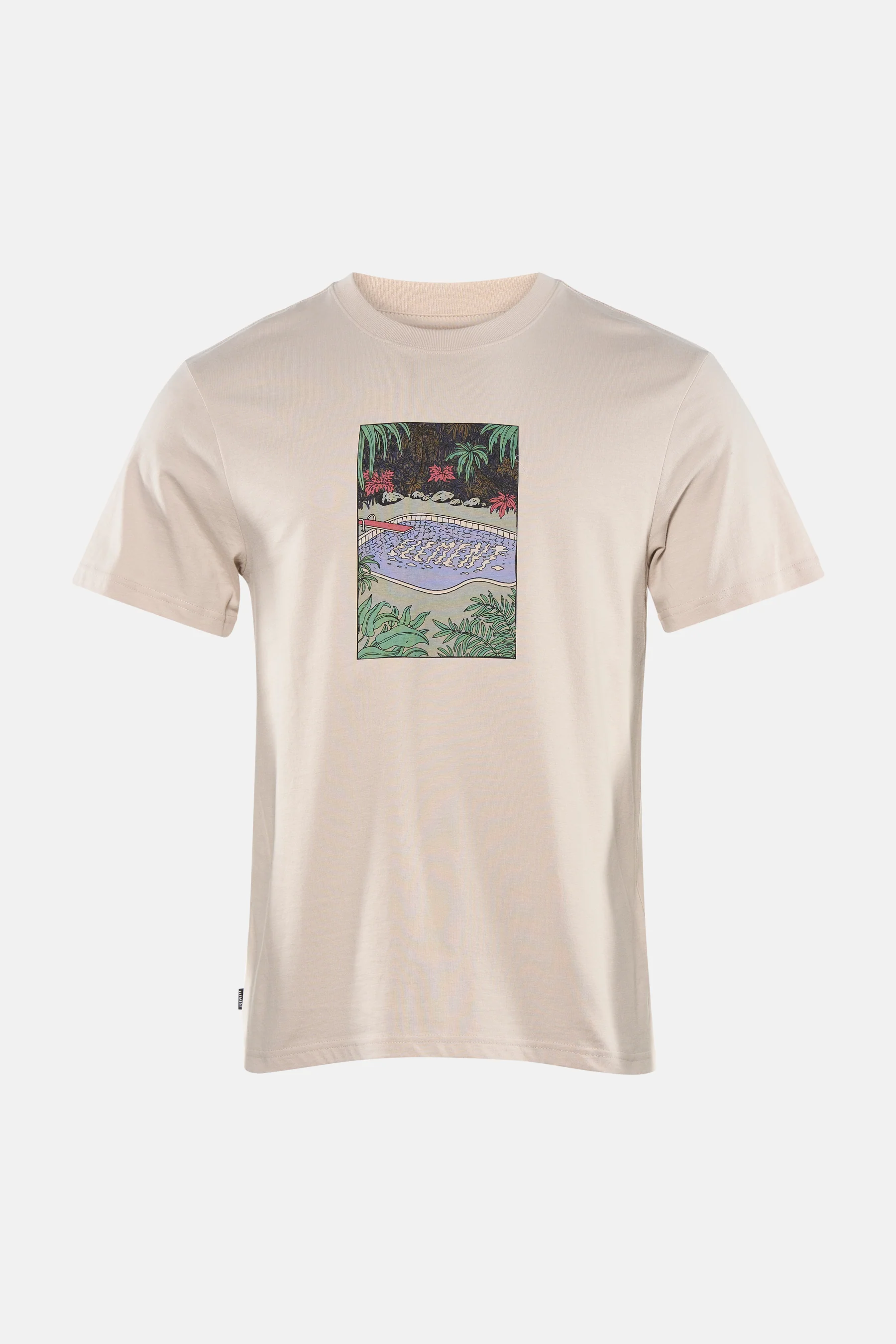 T-shirt met korte mouwen - beige