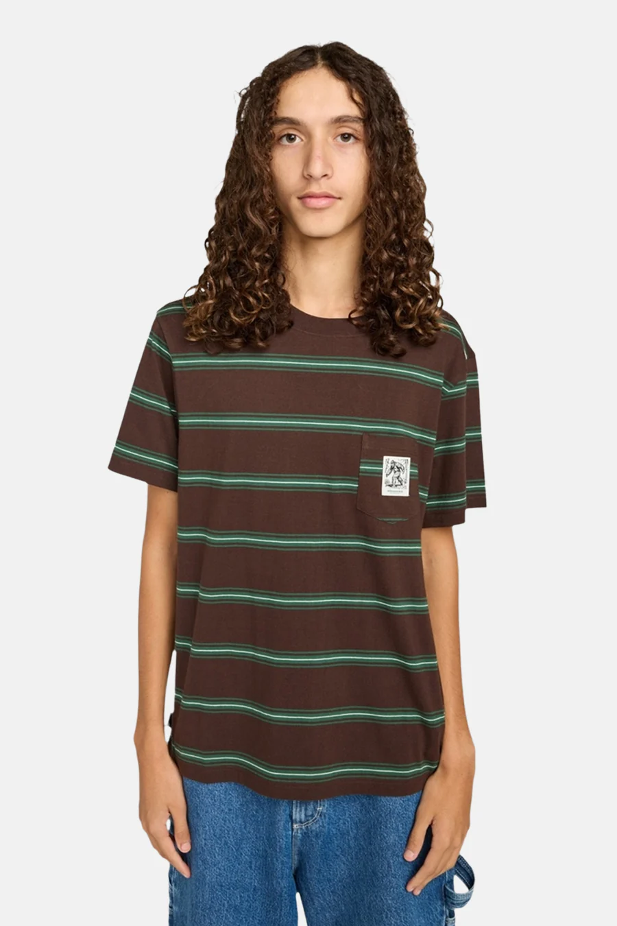T-shirt met korte mouwen - bruin