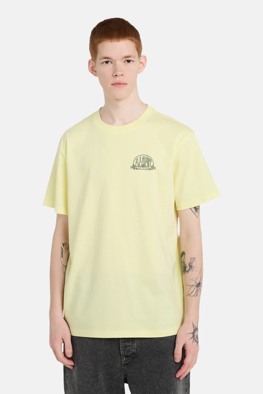 T-shirt met korte mouwen - geel