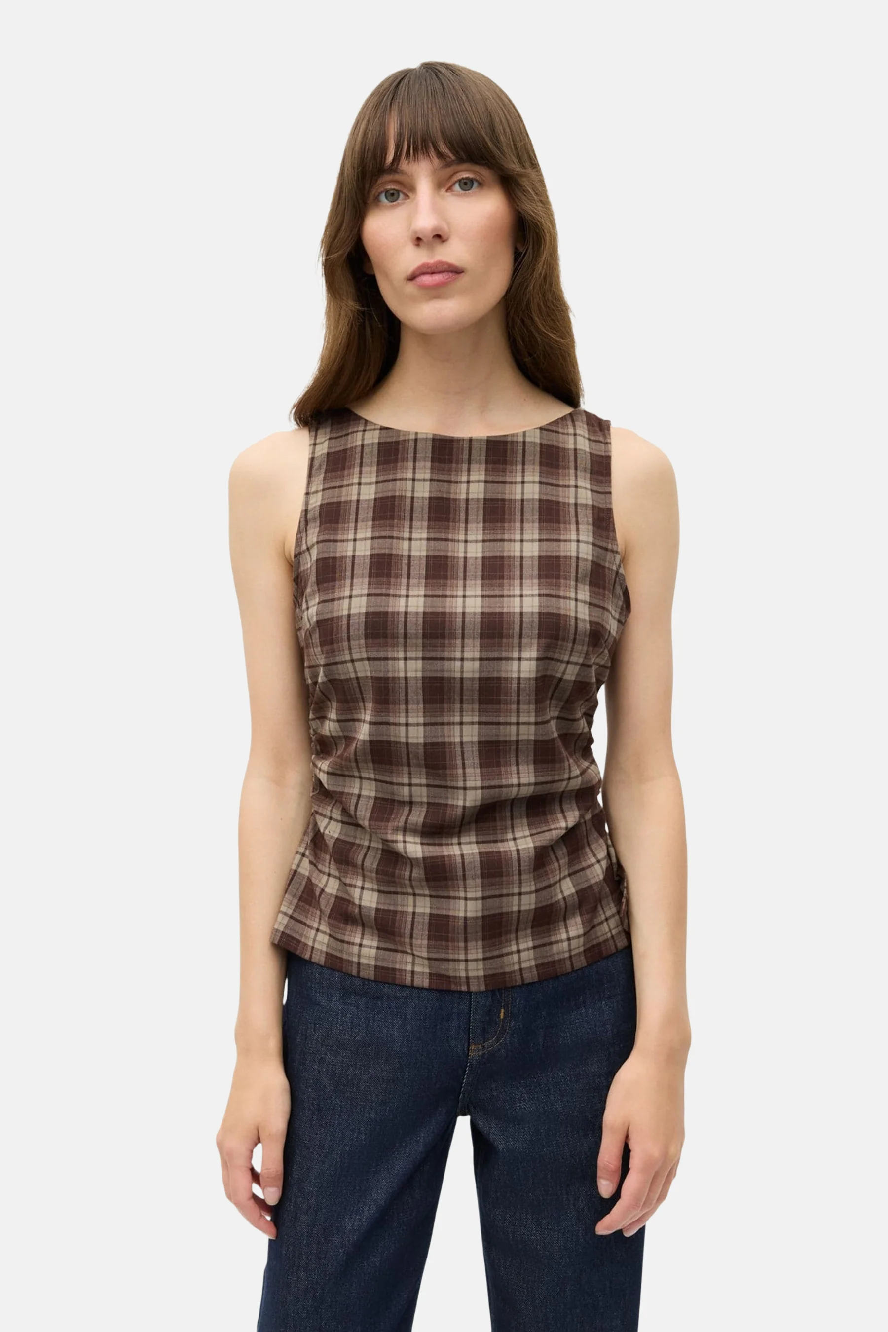 Blouse - bruin