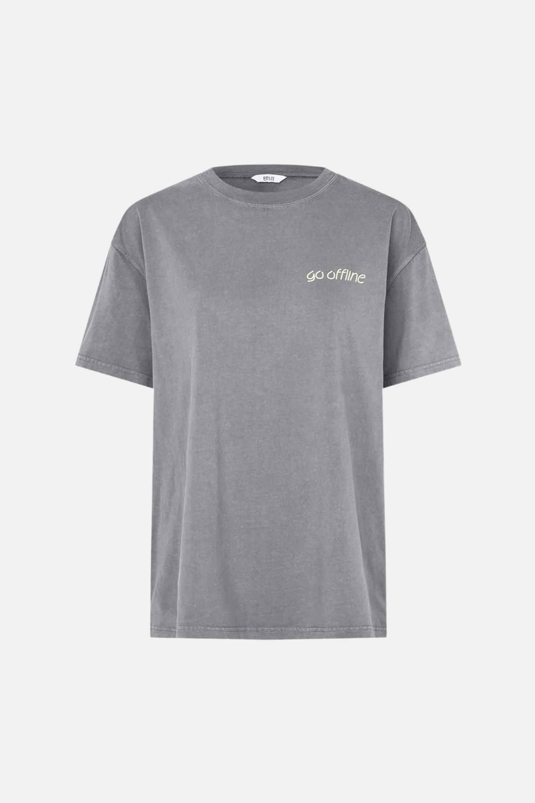 T-shirt met korte mouwen - grijs - Image 5