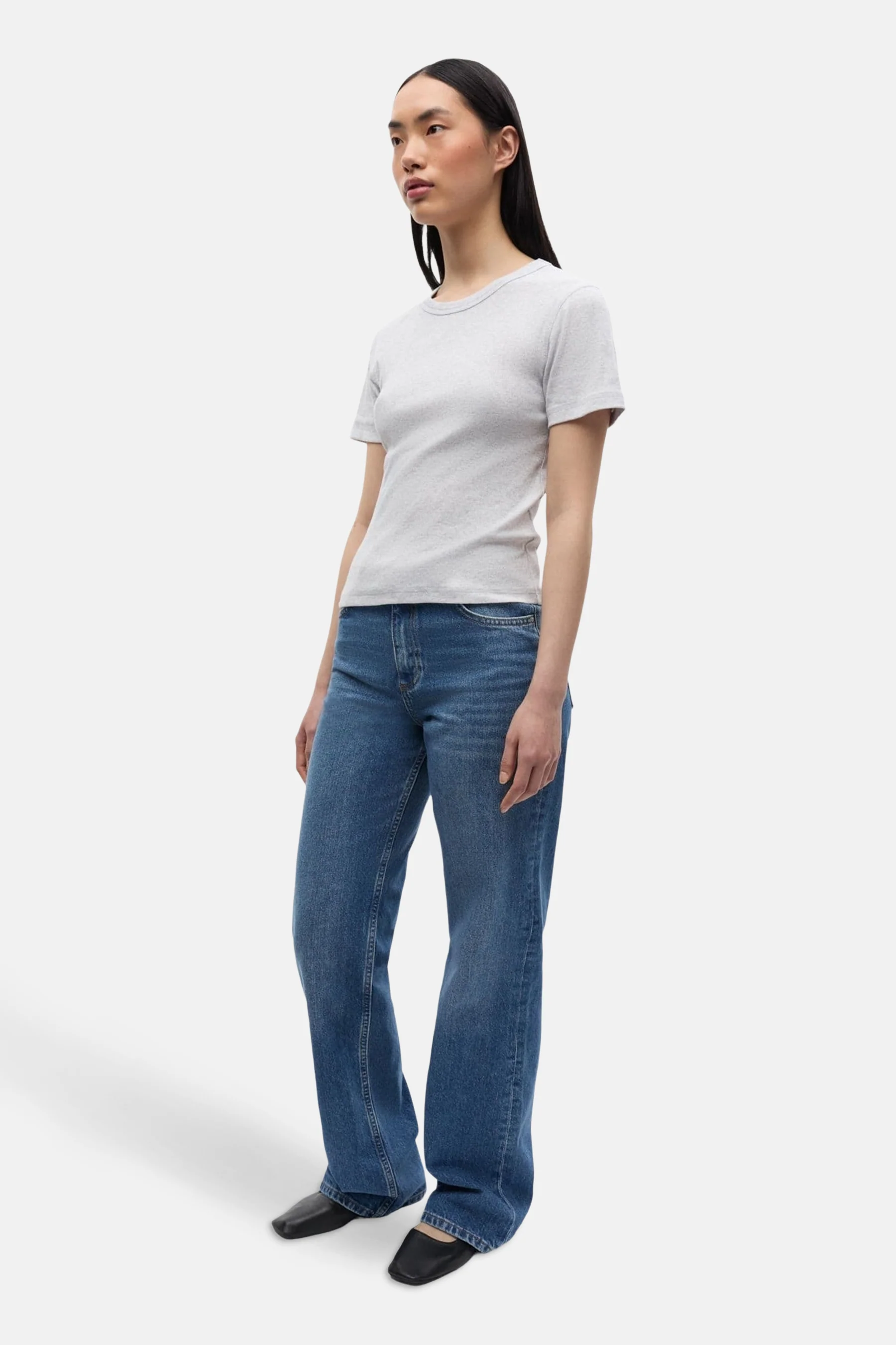 T-shirt met korte mouwen - grijs - Image 3