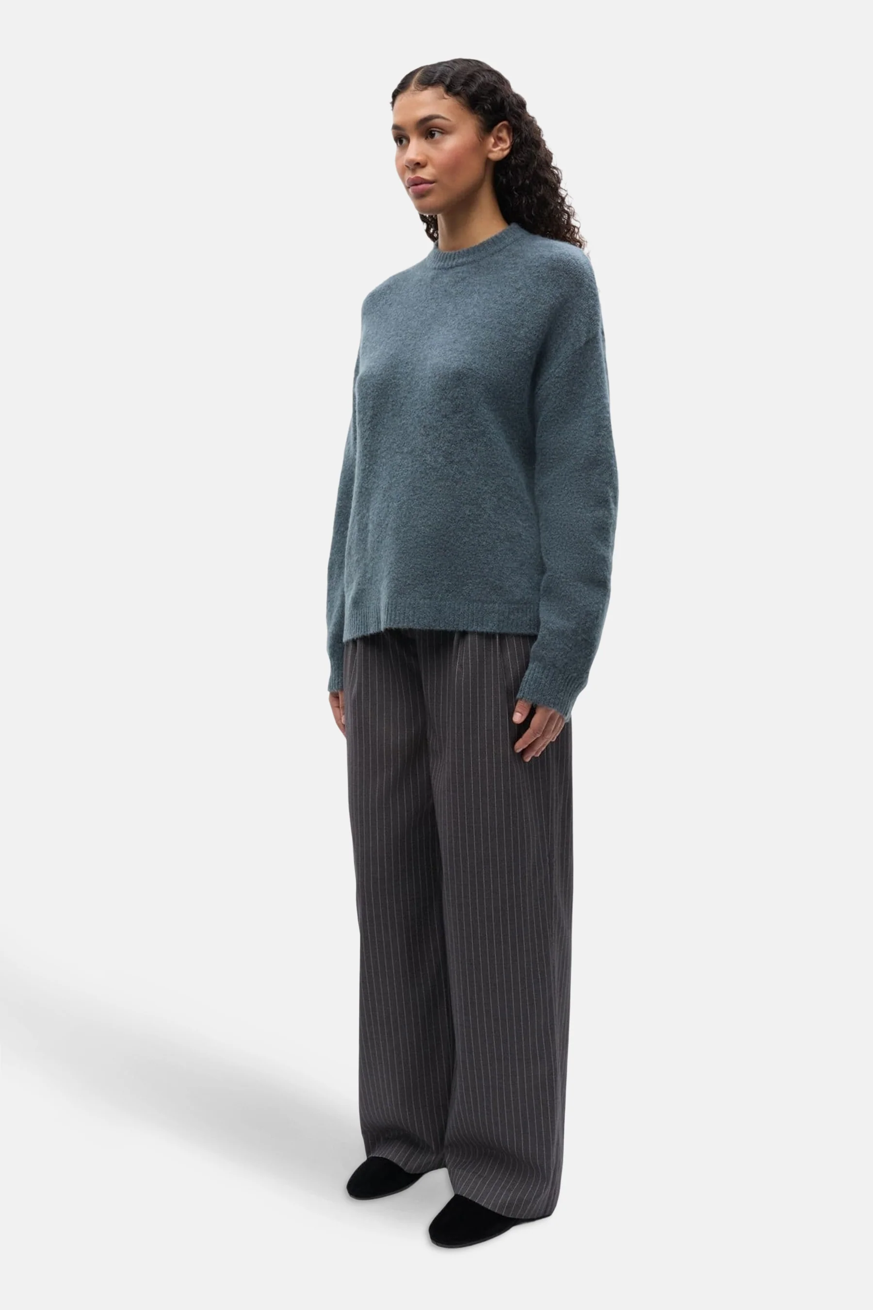 Pull met ronde hals - blauw - Image 2