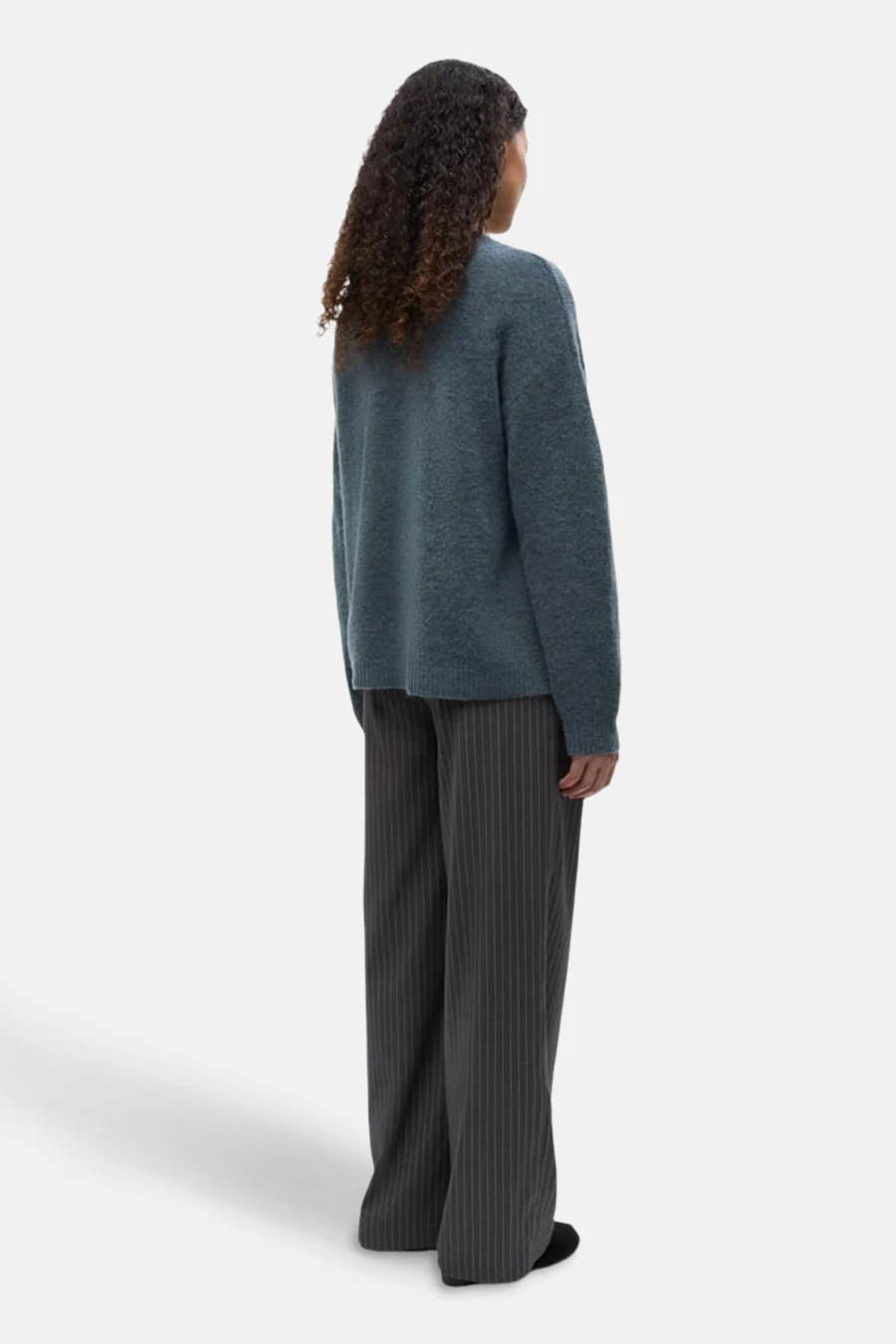 Pull met ronde hals - blauw - Image 4