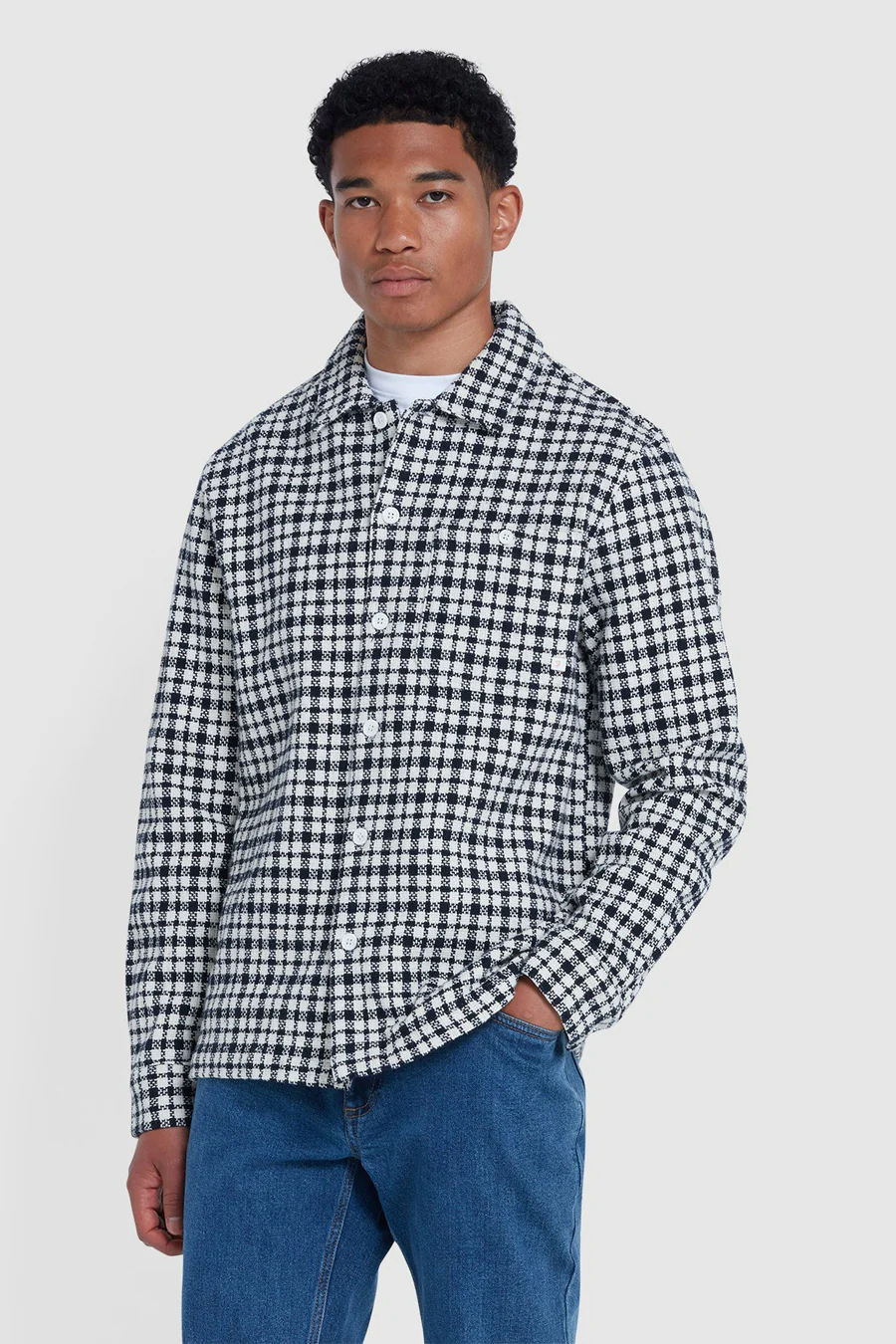 Hemd met lange mouwen - blauw