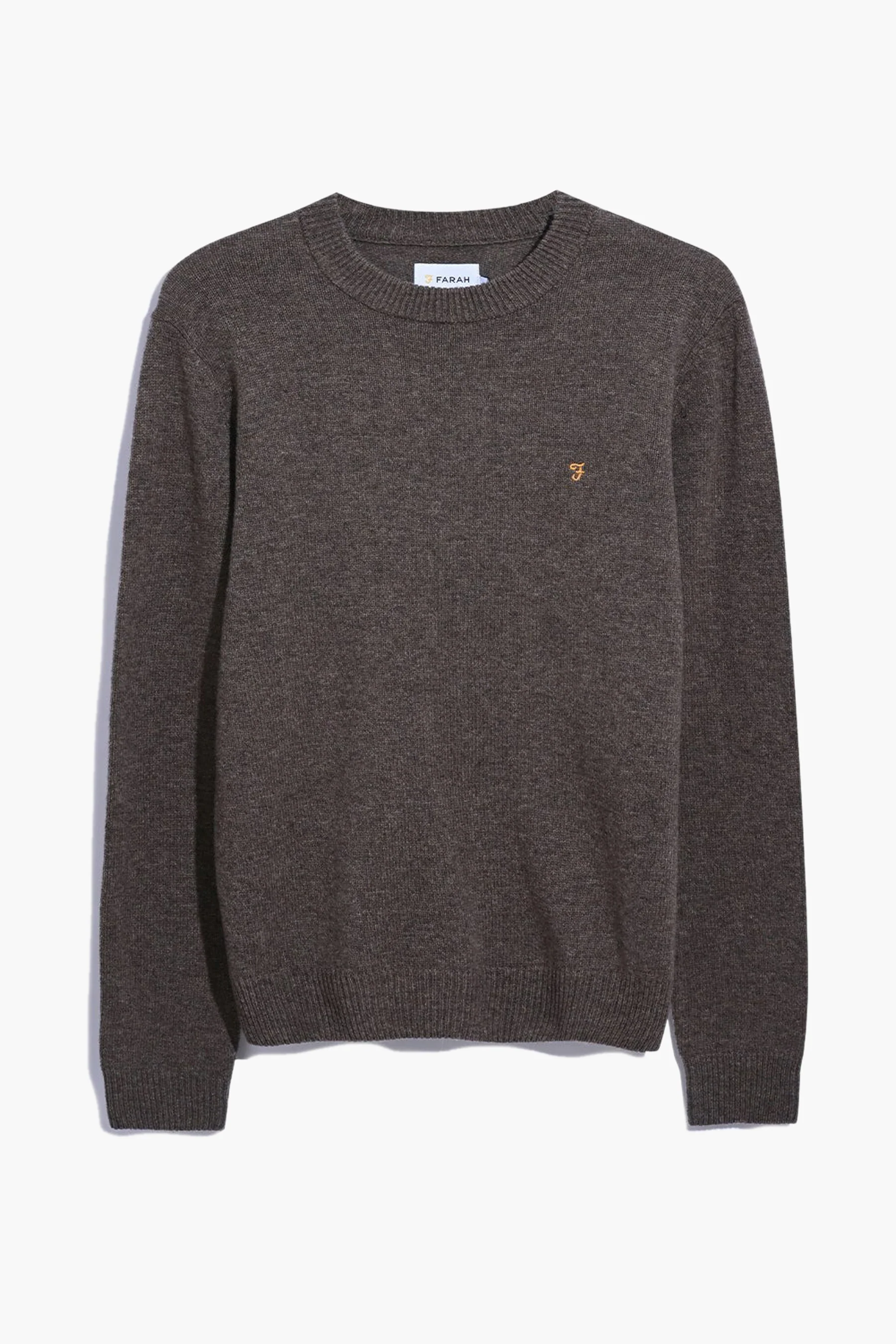 Pull met ronde hals - bruin - Image 5