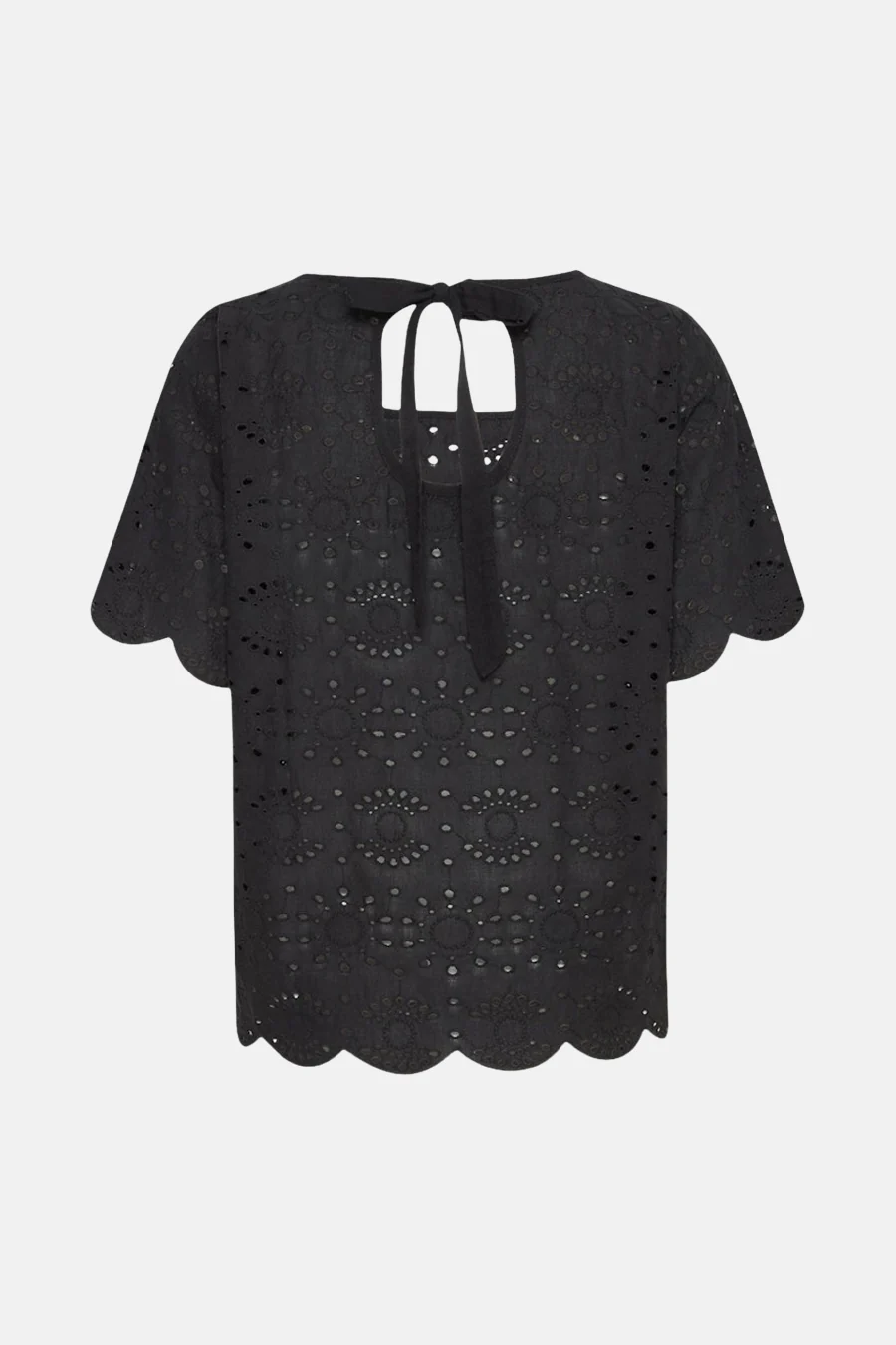 Blouse met korte mouwen - zwart - Image 7