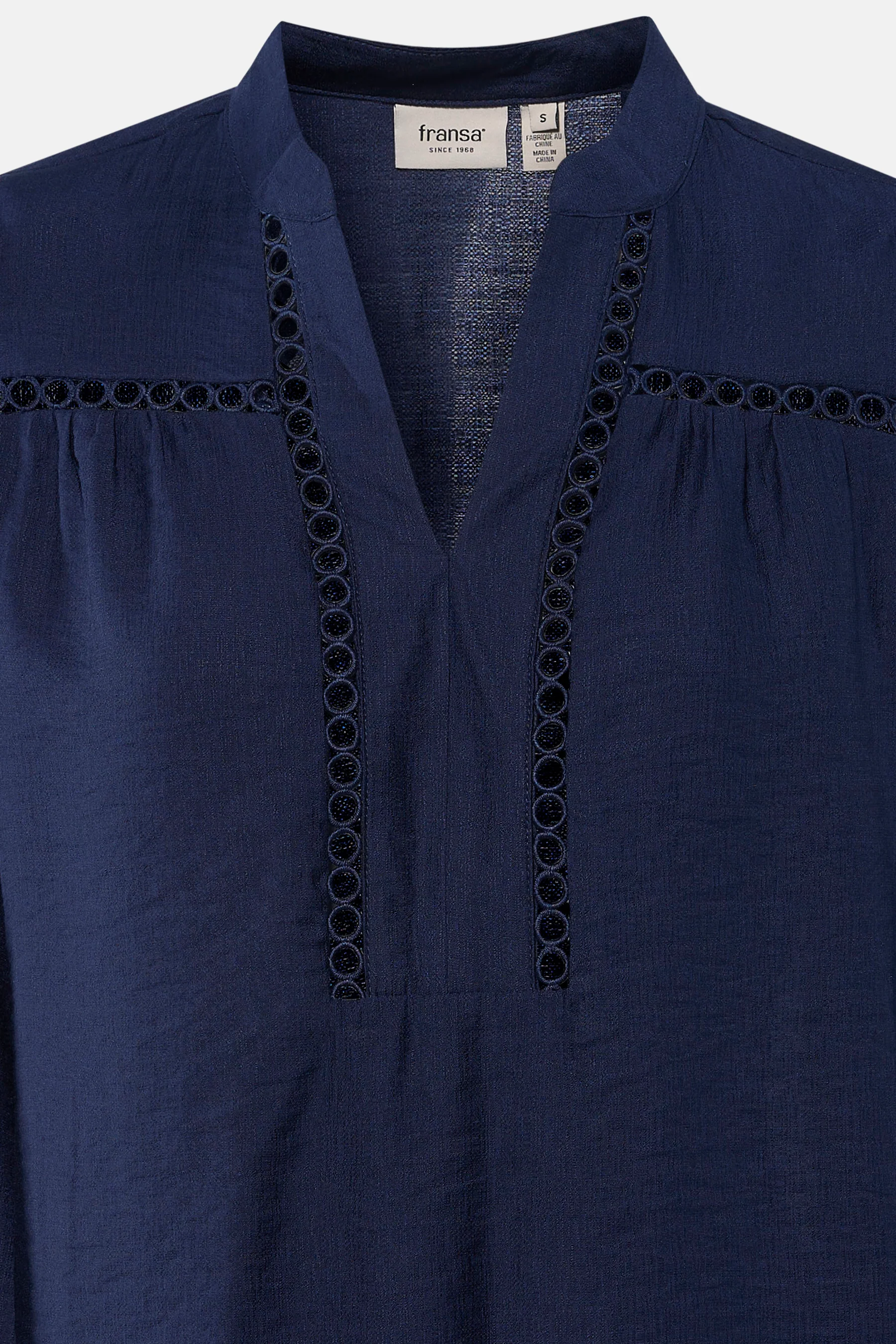 Blouse met lange mouwen - blauw - Image 4