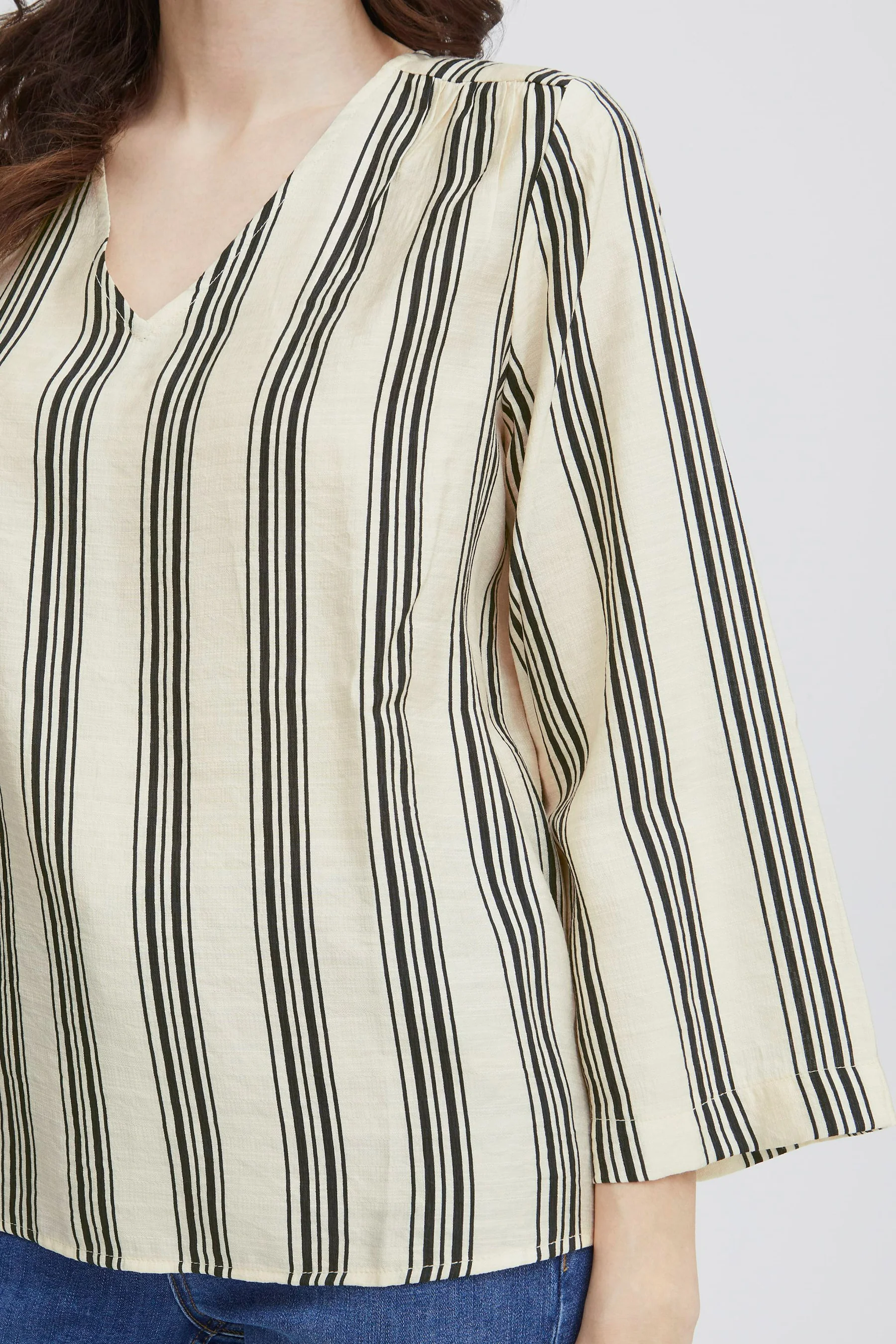 Blouse met lange mouwen - ecru - Image 4