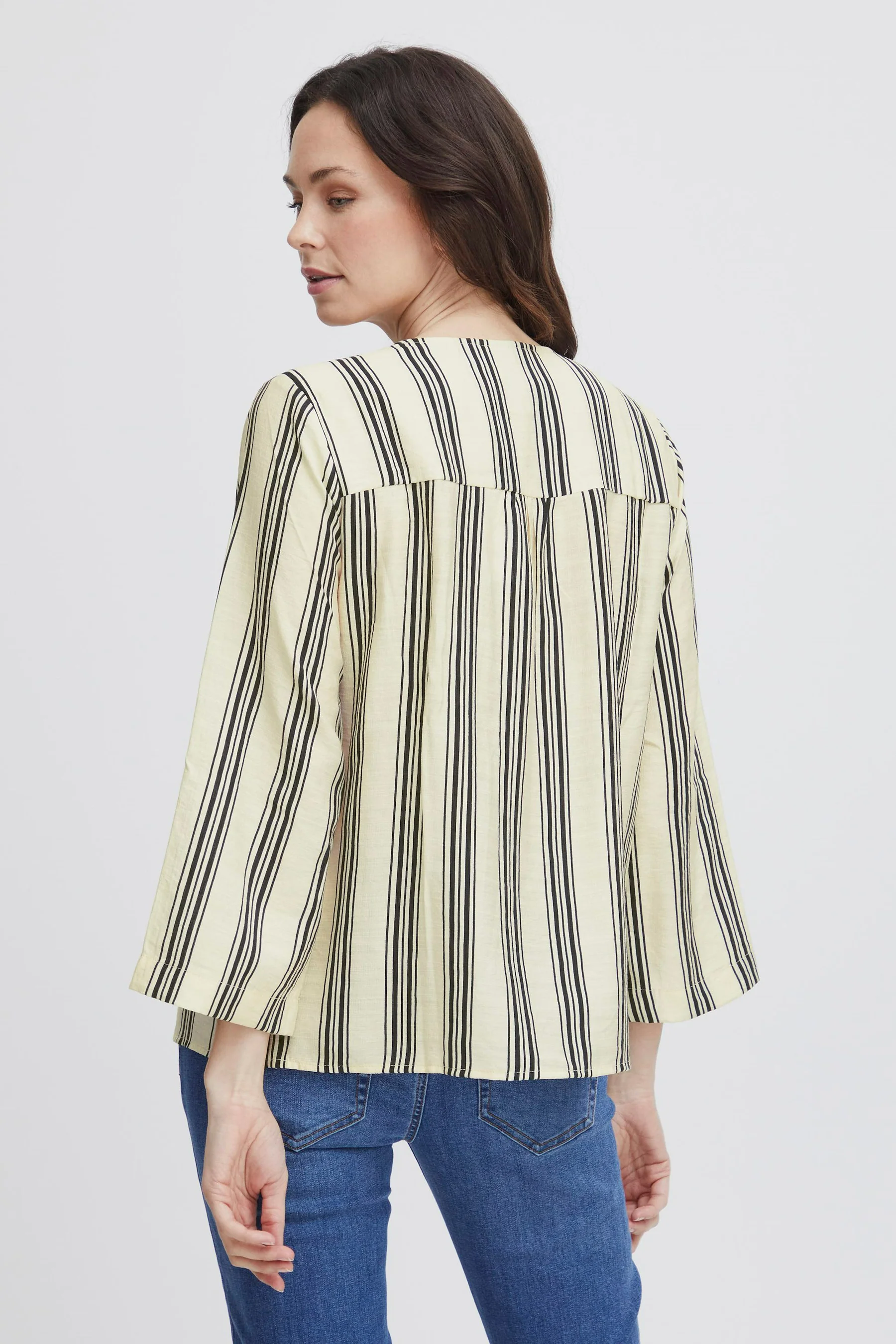 Blouse met lange mouwen - ecru - Image 5