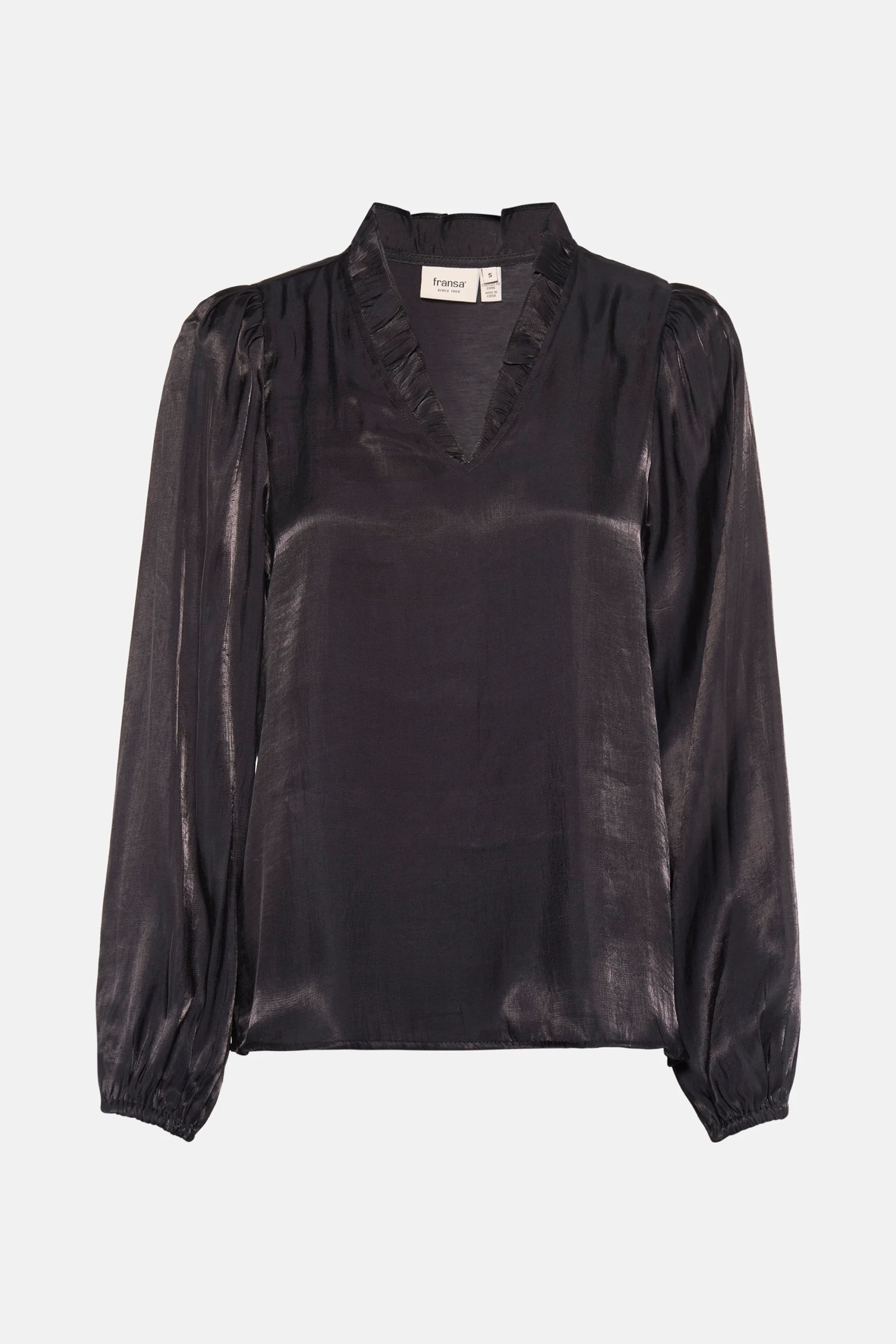 Blouse met lange mouwen - zwart