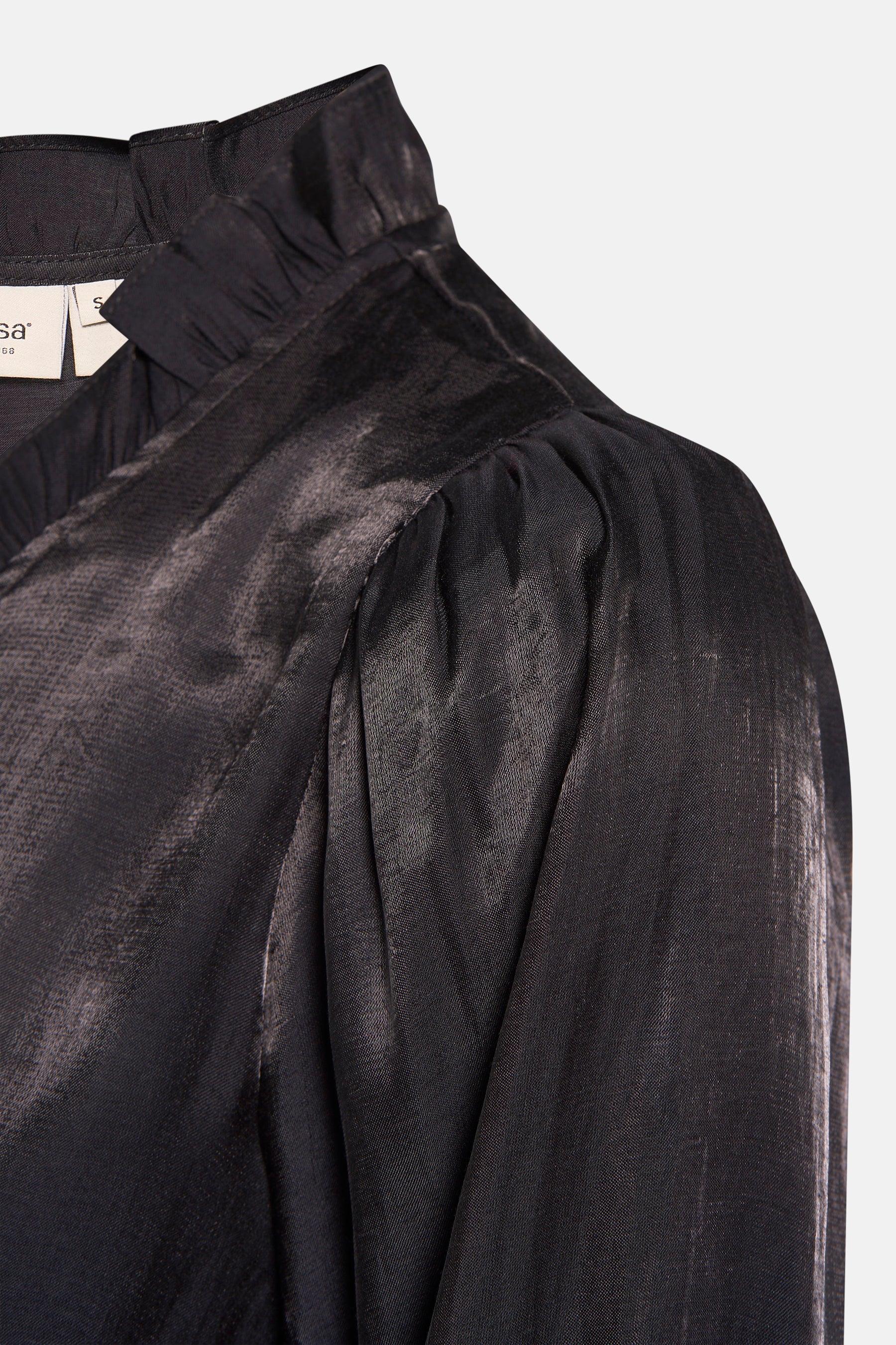 Blouse met lange mouwen - zwart - Image 6