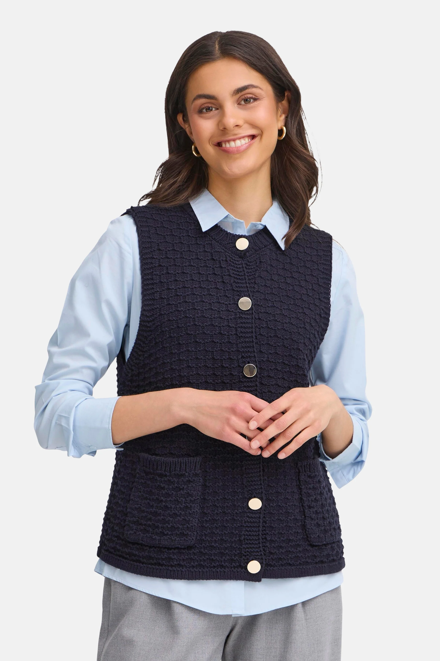 Gilet - blauw