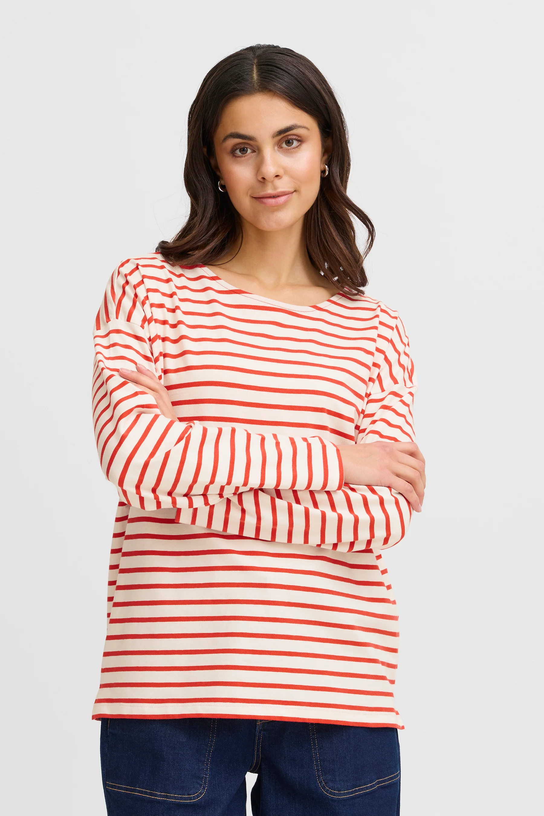 T-shirt met lange mouwen - rood