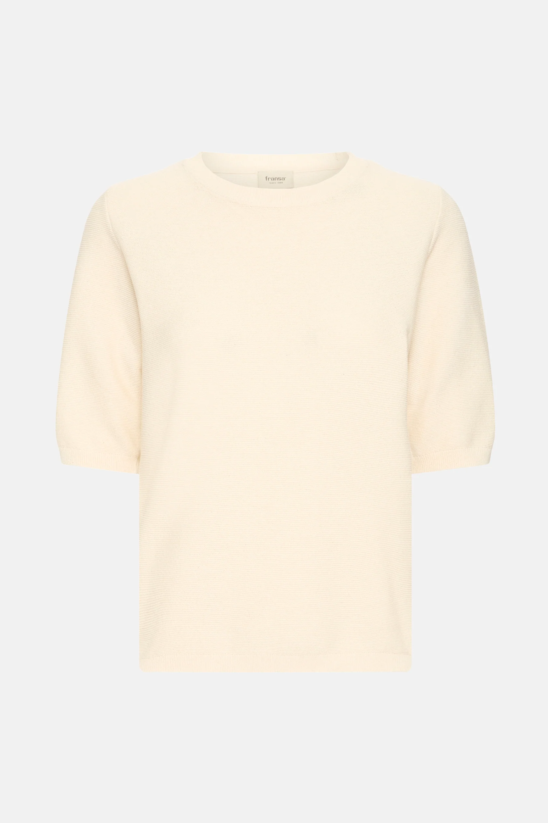 Pull met ronde hals - beige - Image 4