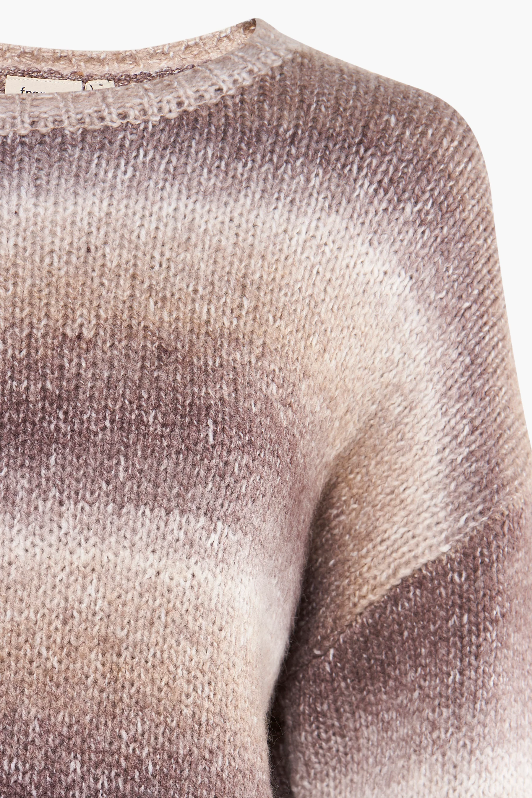 Pull met ronde hals - bruin - Image 3