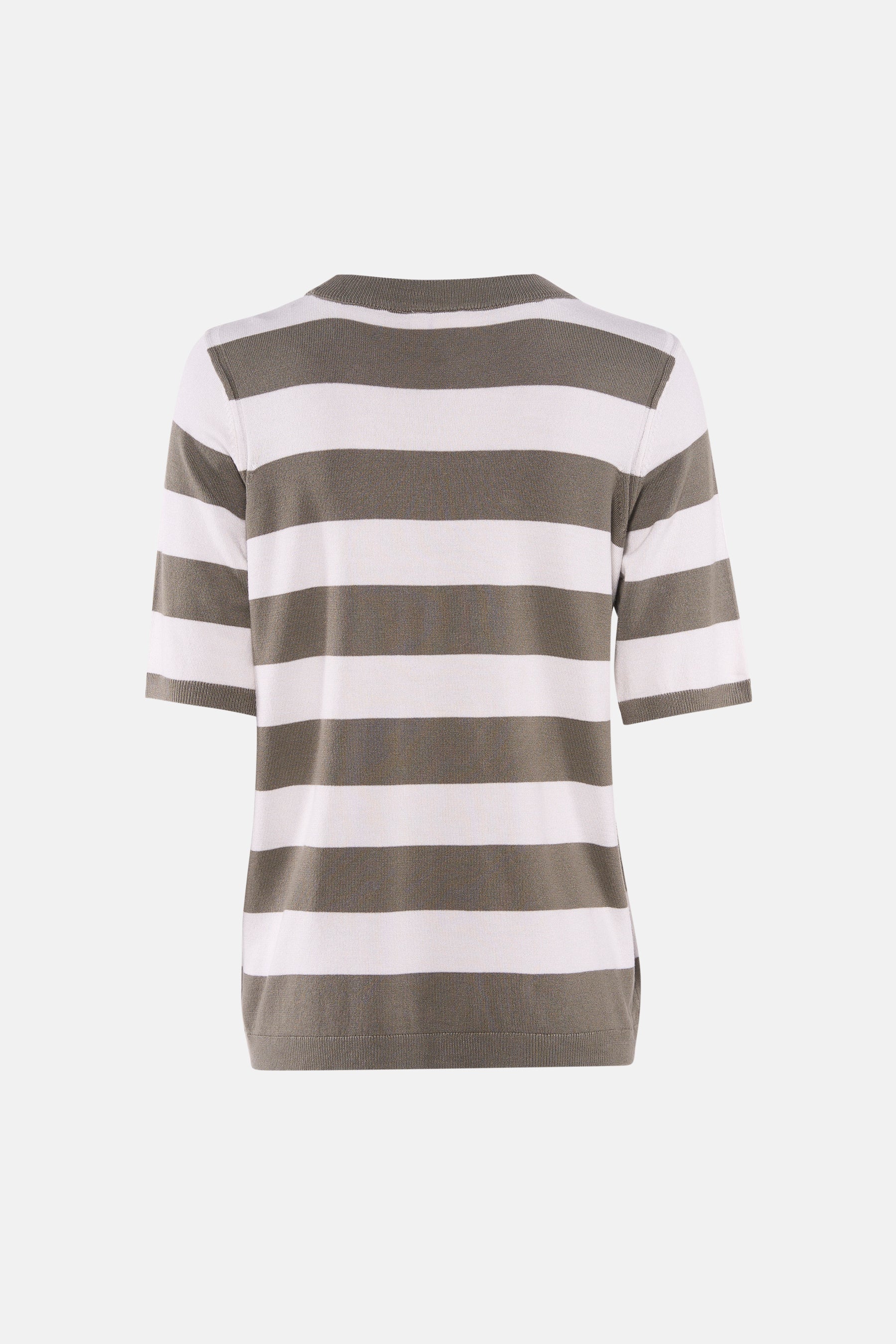 Pull met ronde hals - Kaki - Image 2