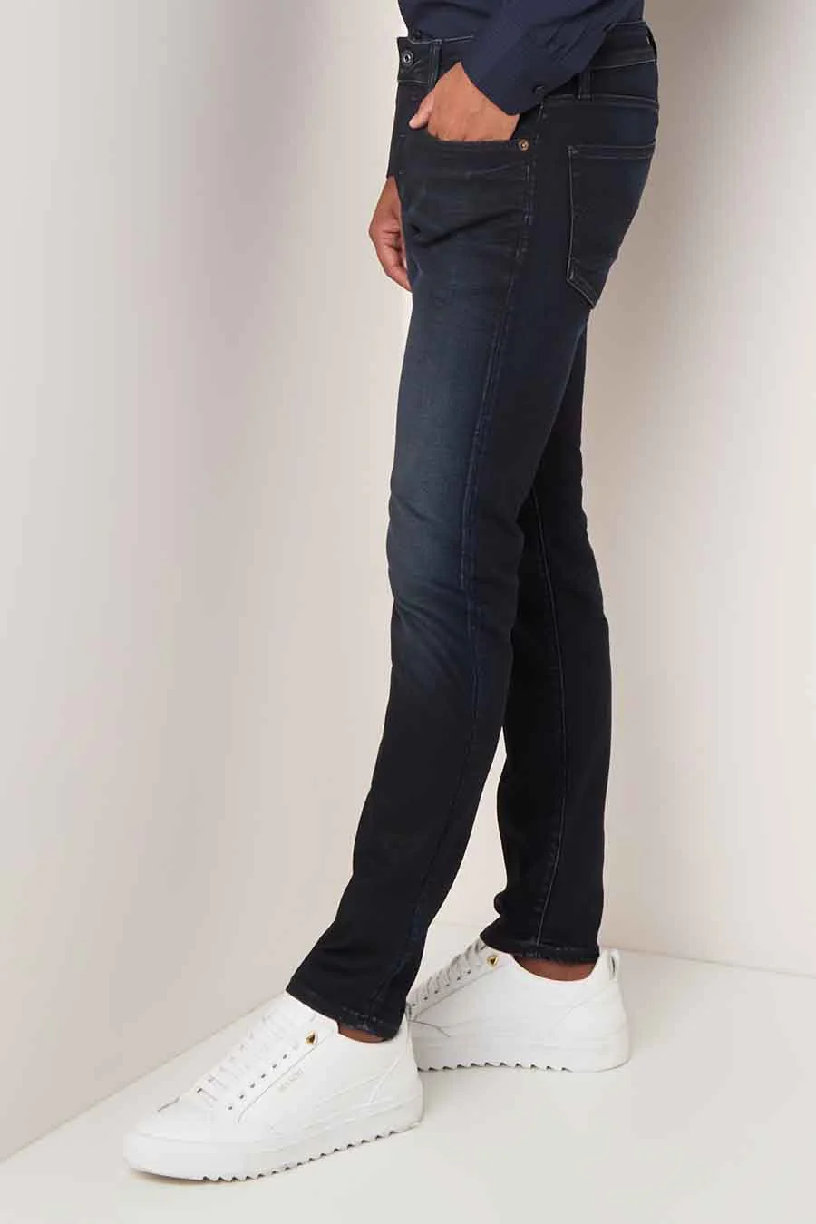 Slim jeans - dark blue denim - Image 4