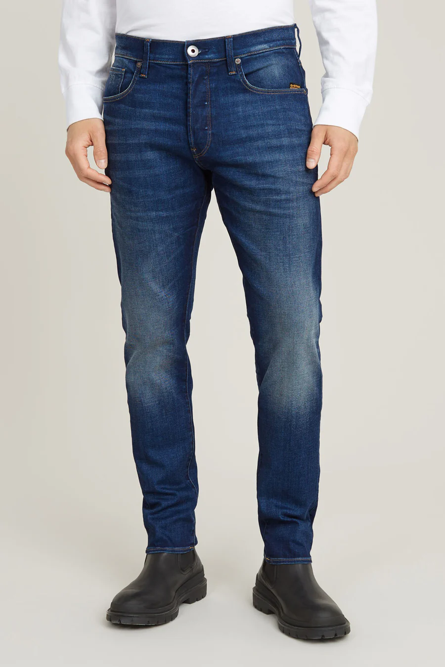 3301 SLIM - mid blue denim