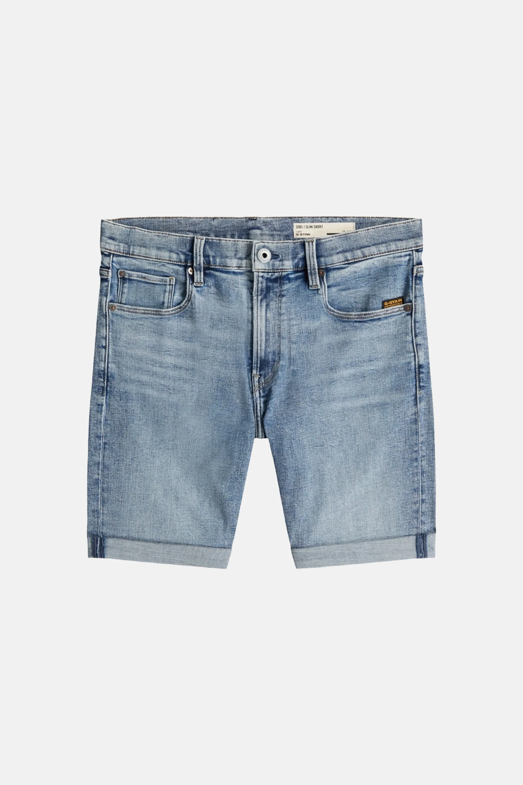 Short - light blue denim - Image 6