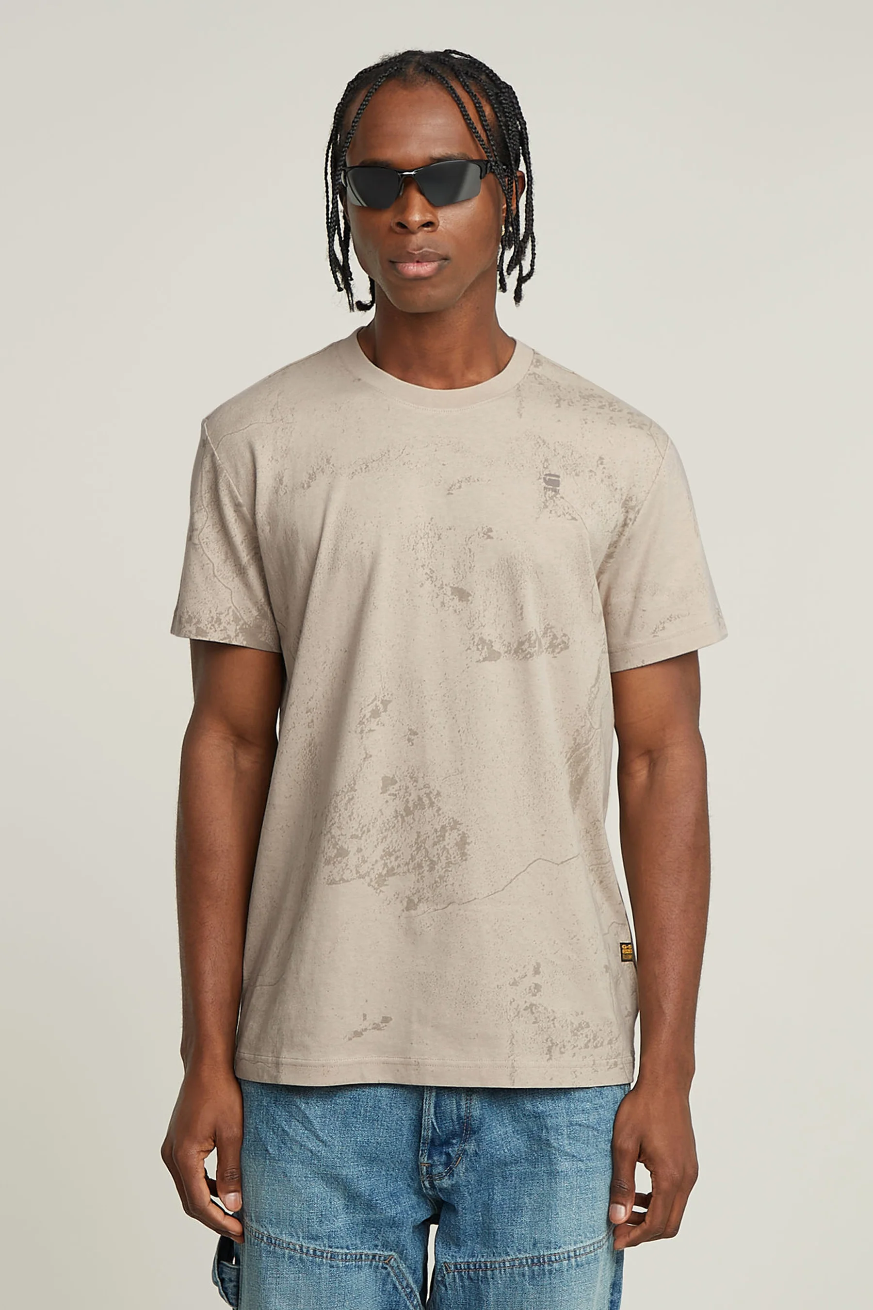 T-shirt met korte mouwen - beige