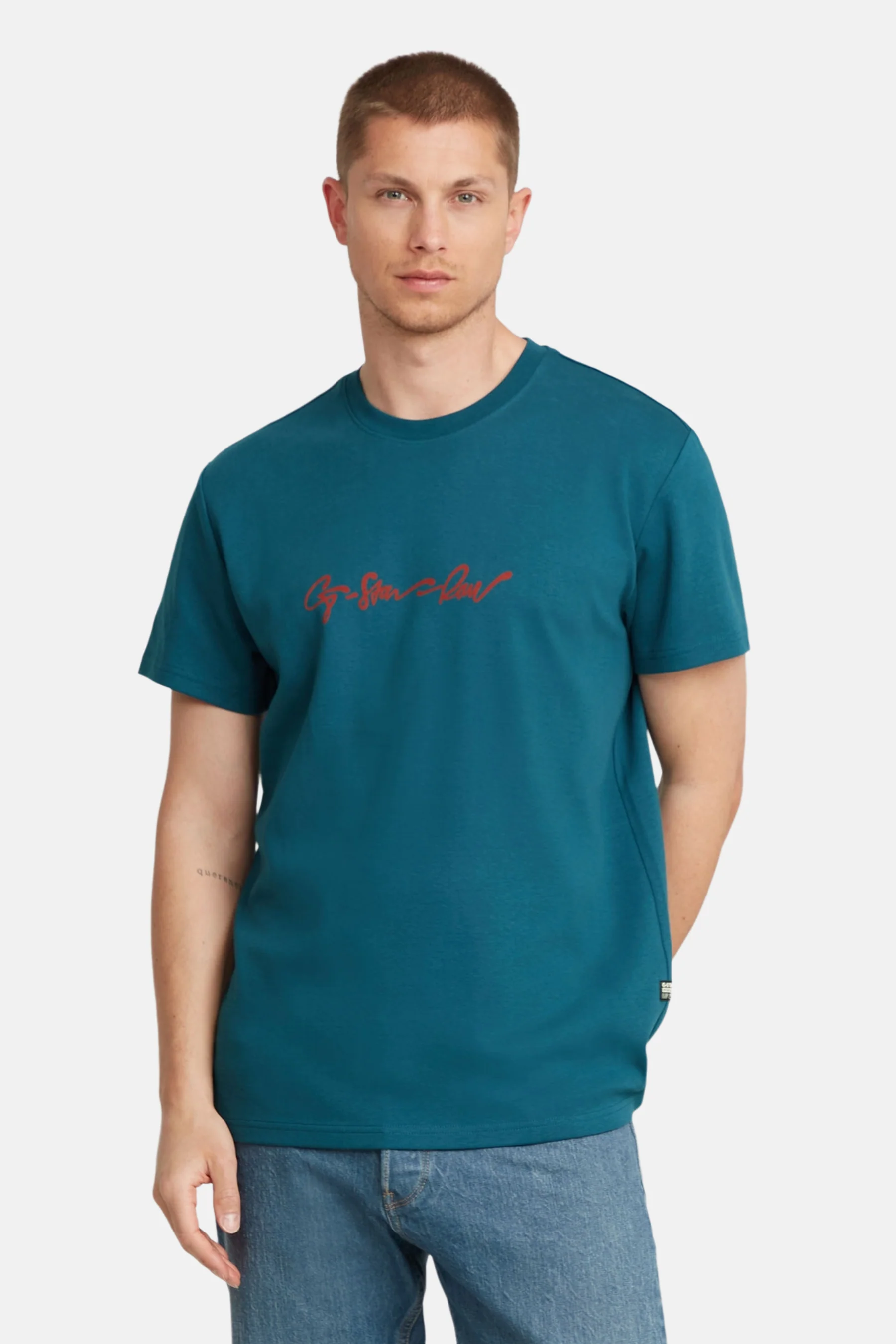 T-shirt met korte mouwen - blauw